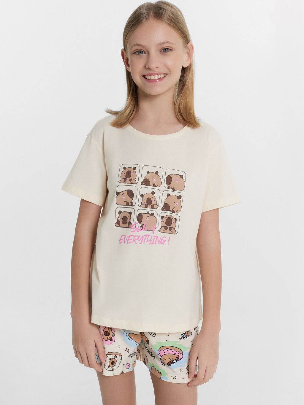 КОМПЛЕКТ ДЛЯ ДЕВОЧЕК (ФУТБОЛКА, ШОРТЫ) - Mark formelle фото 4