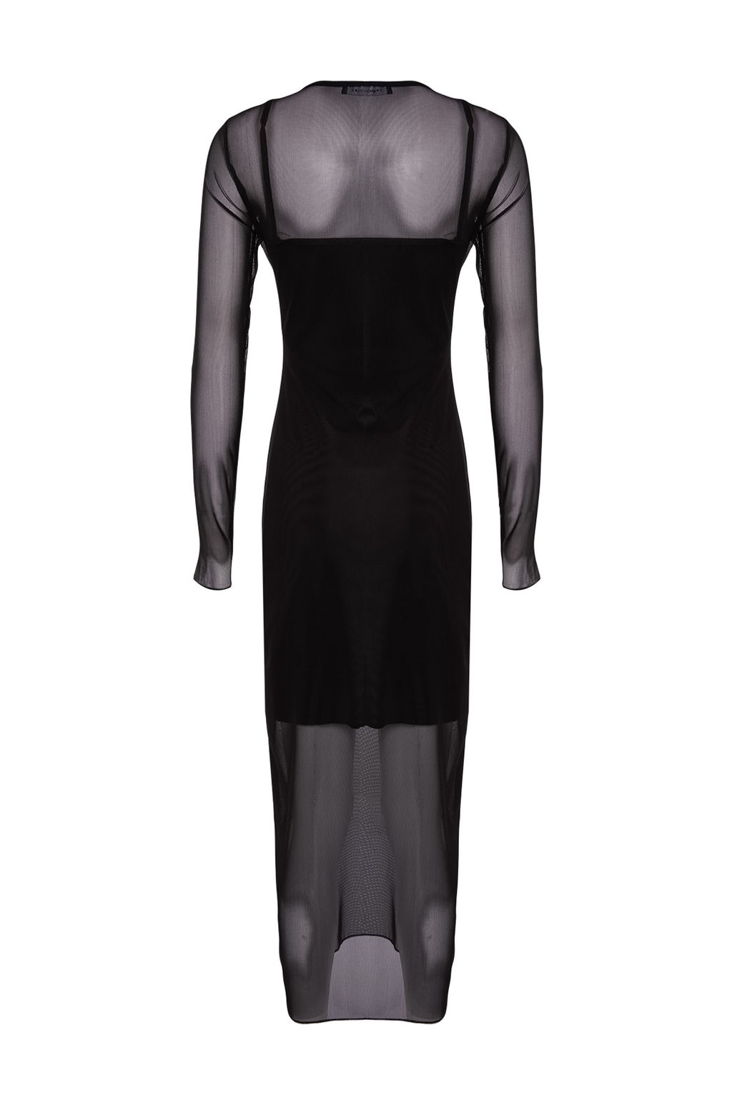 TRENDYOLMILLA Antrasit Tul Astarl? Vucuda Oturan Midi Orme Elbise TWOAW24EL00164  фото 8
