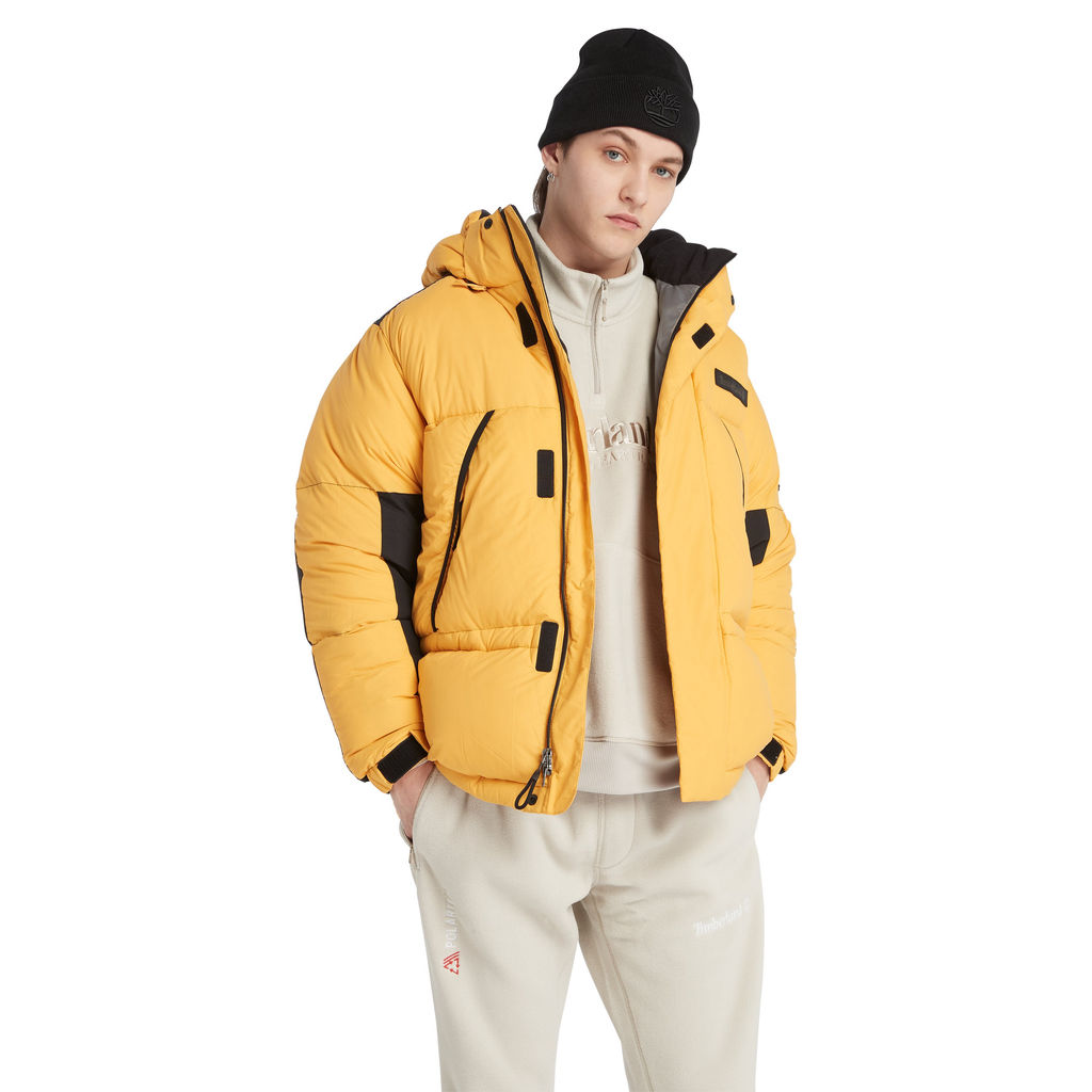 Куртка Timberland Jacket Puffer Parka желтая  фото 5