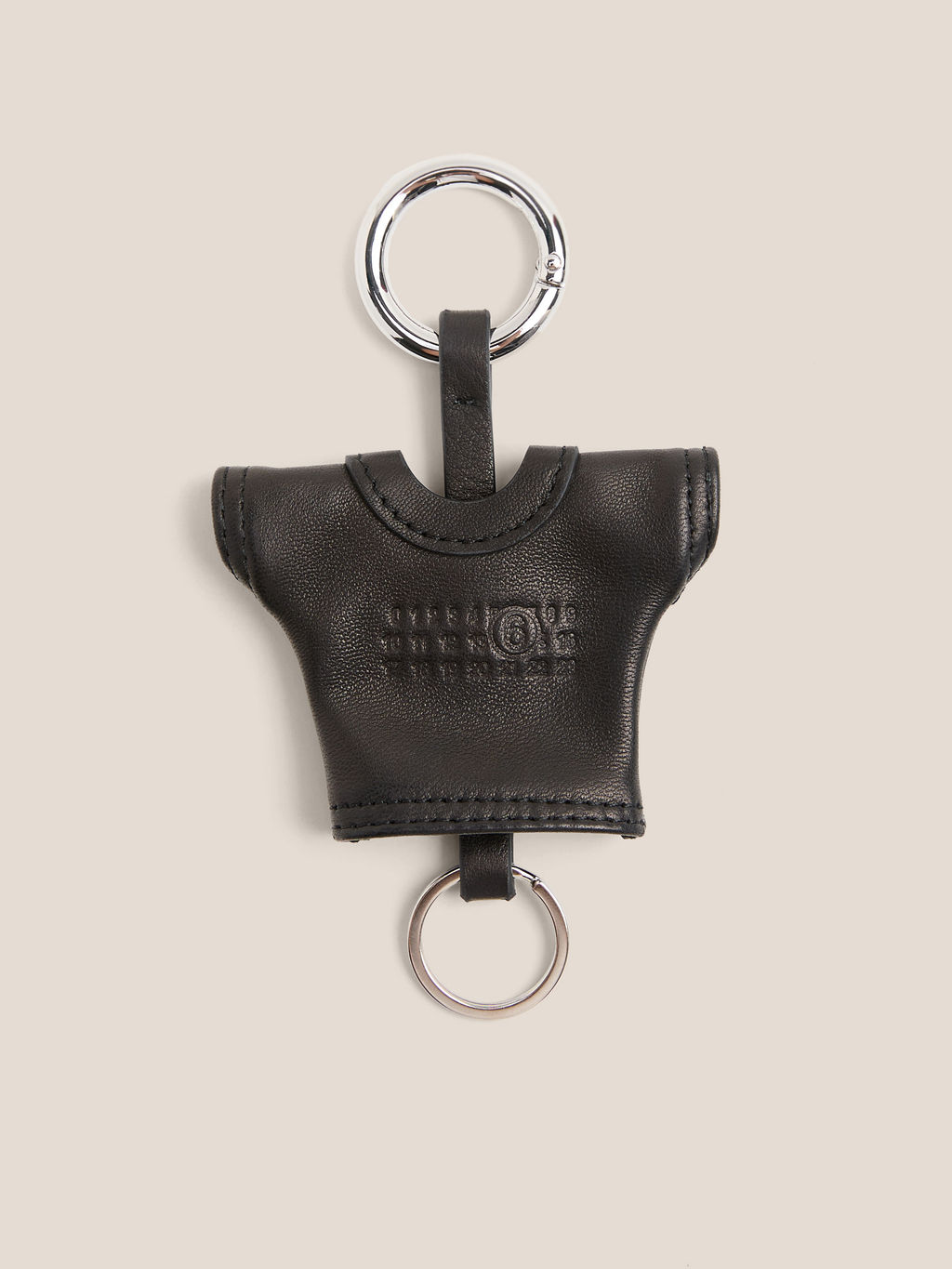 Брелок MM6 MAISON MARGIELA KEY CHAIN + BAG CHARM Артикул 4670845, черный