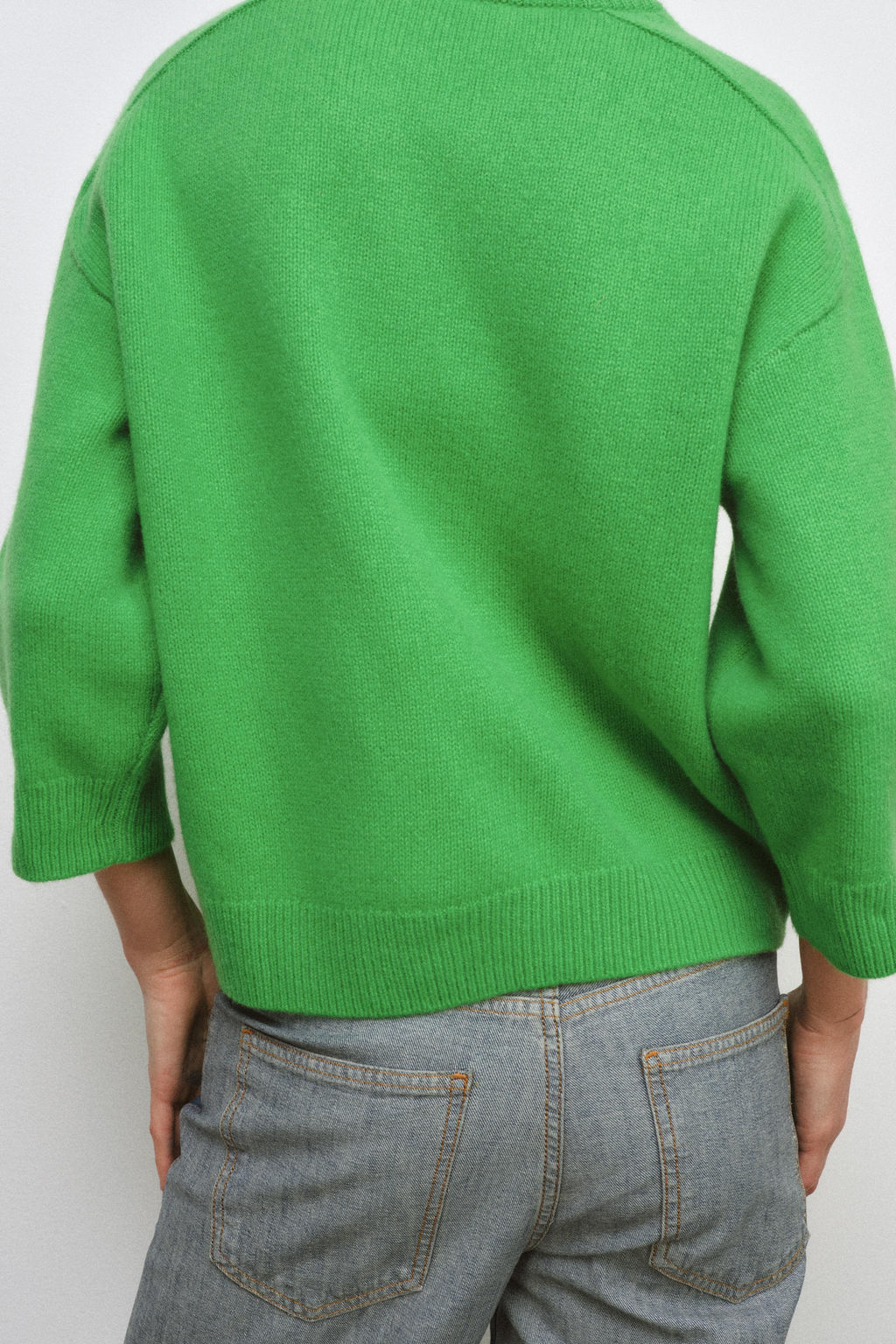 100% WOOL HAMMER SLEEVE JUMPER - Zara фото 9