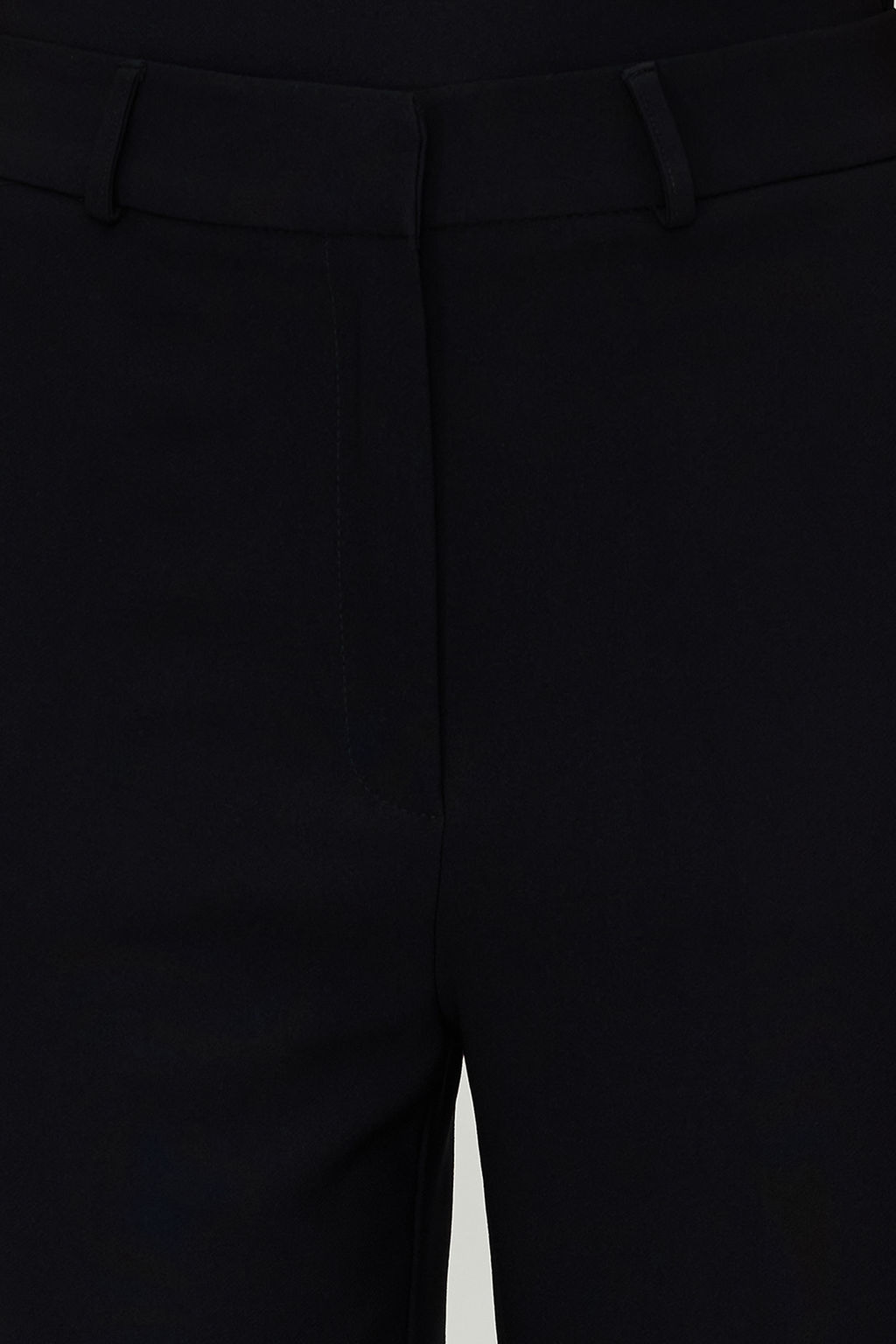 Siyah Bootcut/Cizme Paca Dokuma Pantolon TWOSS24PL00024 - Trendyolmilla фото 6