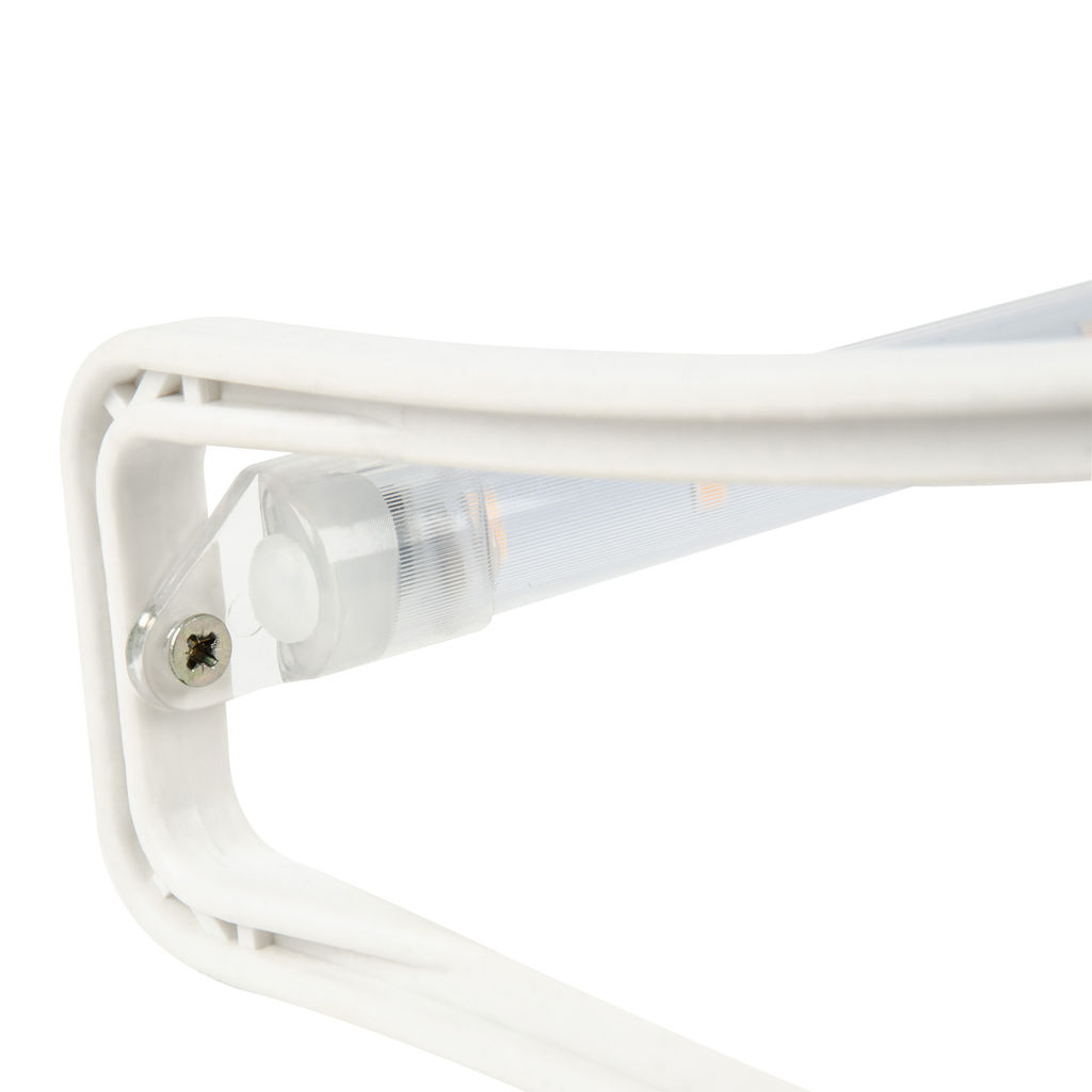 ULT-P34N-10W/SPLE IP65 WHITE 12 Набор Минисад, светильник для растений светодиодный с подставкой. Спектр для фотосинтеза. 12 кашпо в/к, белые. TM ФитоЛето