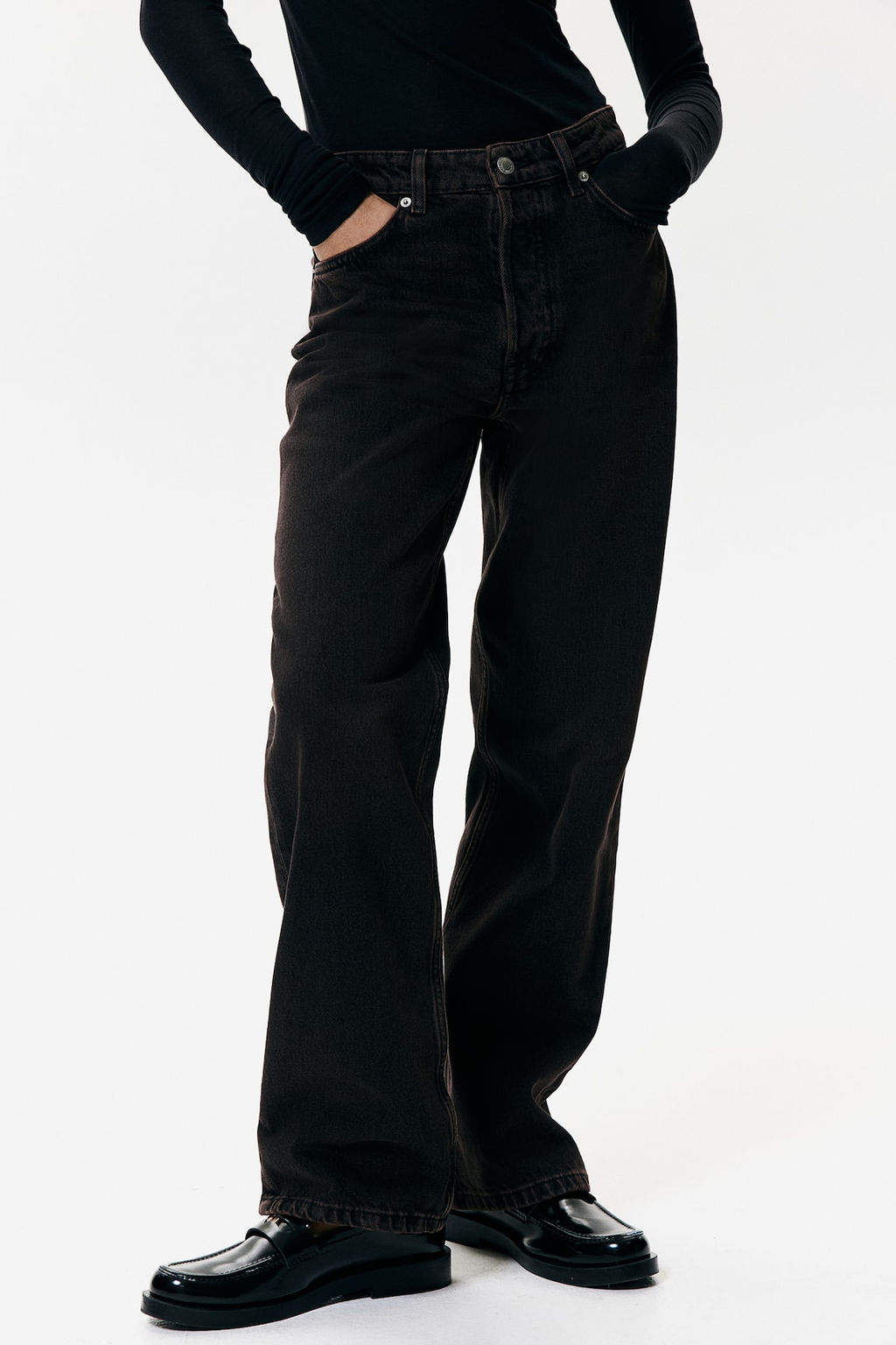 Straight Regular Jeans - H&m фото 6
