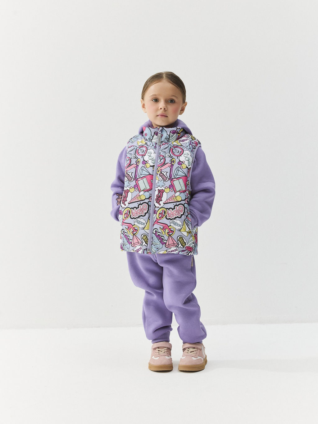 Жилет стеганый на молнии Sporty Girl - Bungly фото 5