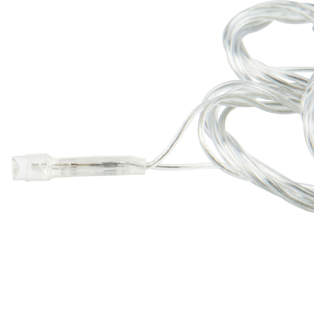 ULD-S2500-225/STK MULTI IP20 Гирлянда светодиодная, 25м. Соединяемая. 225 светодиодов. Разноцветный свет. Провод прозрачный. ТМ Uniel