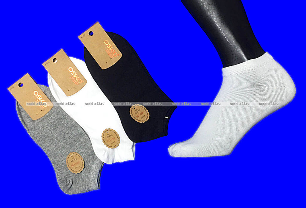 Цена за 12 пар. OSKO (CHMD) укороченные носки женские однотонные арт. А1681 (71117)