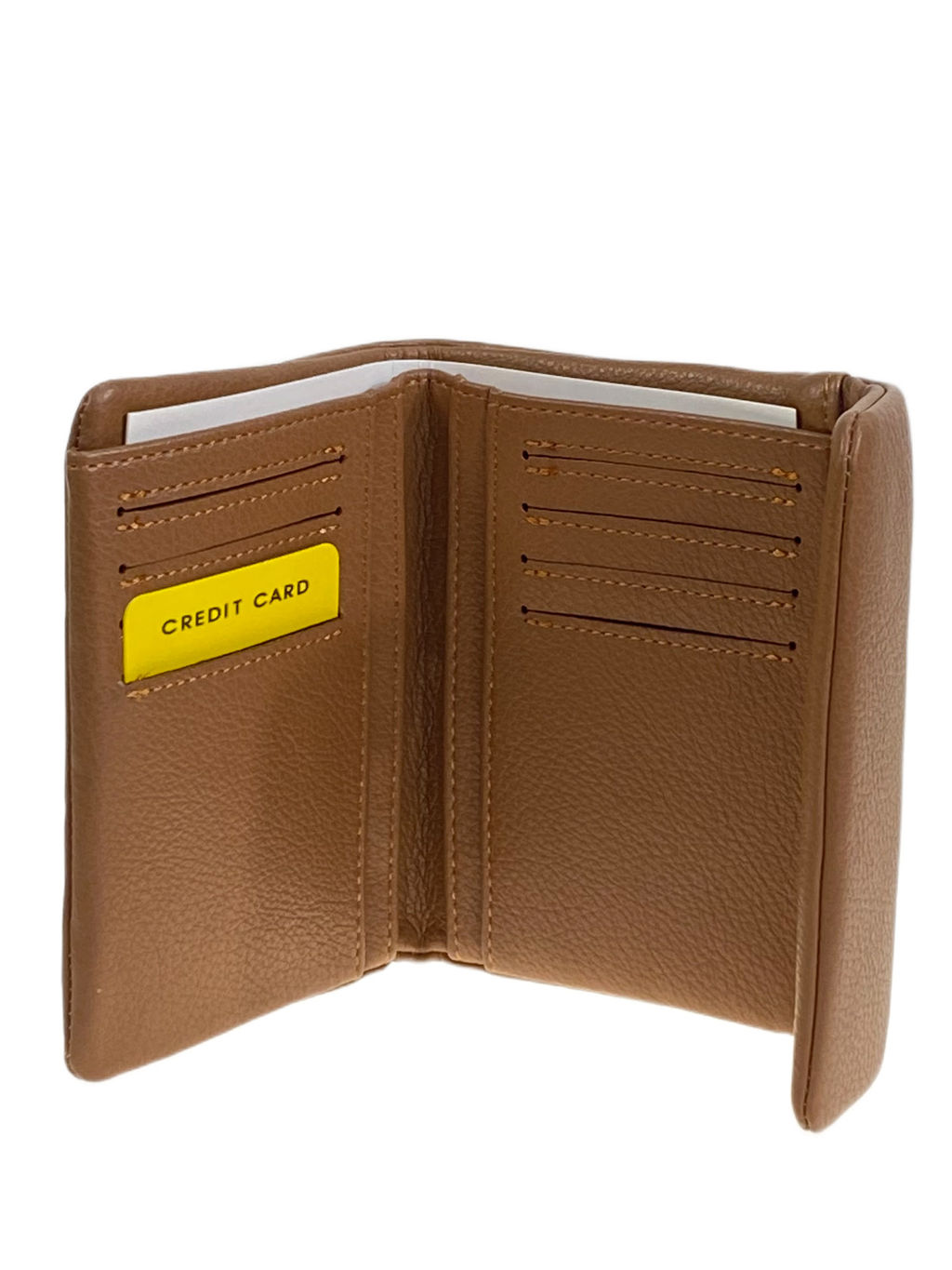 Женское портмоне из натуральной кожи, цвет коричневый - Greta фото 2