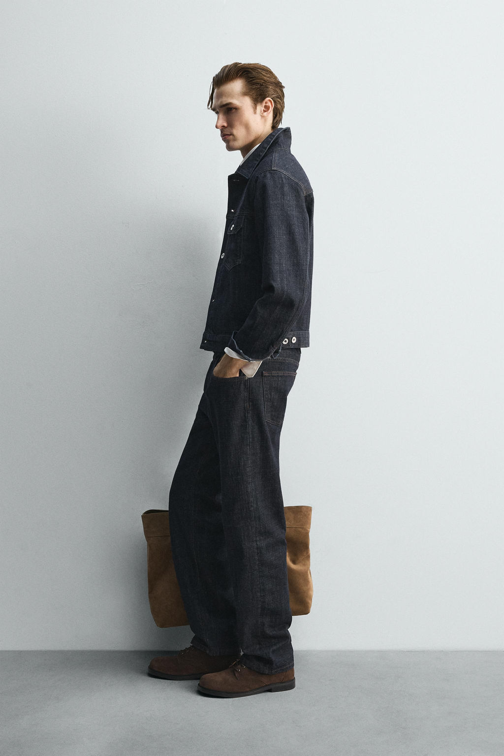 LIMITED EDITION RELAXED STRAIGHT-LEG JEANS - Zara фото 4