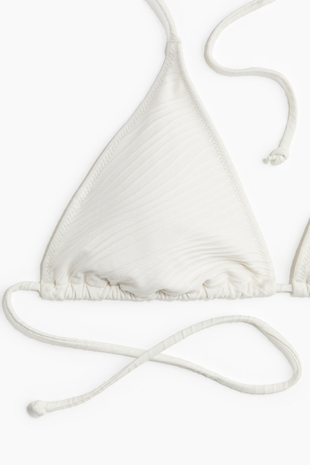 Top de bikini triangular con relleno - H&m фото 4