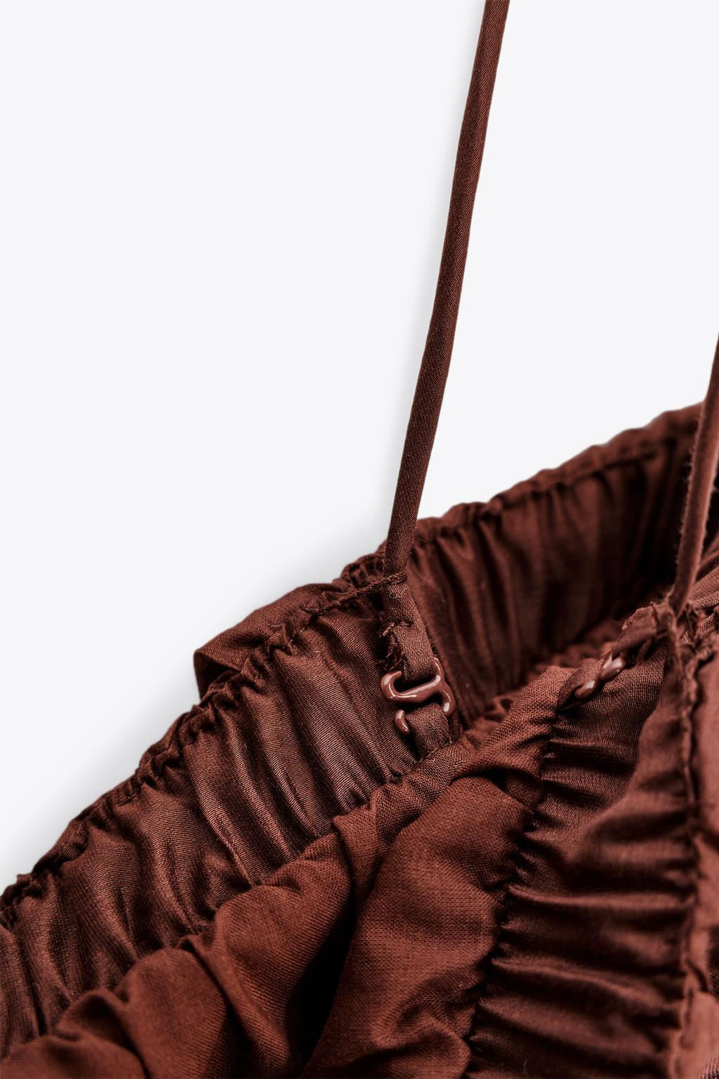 ZW COLLECTION MULTI-POSITION BALLOON DRESS - Zara фото 13