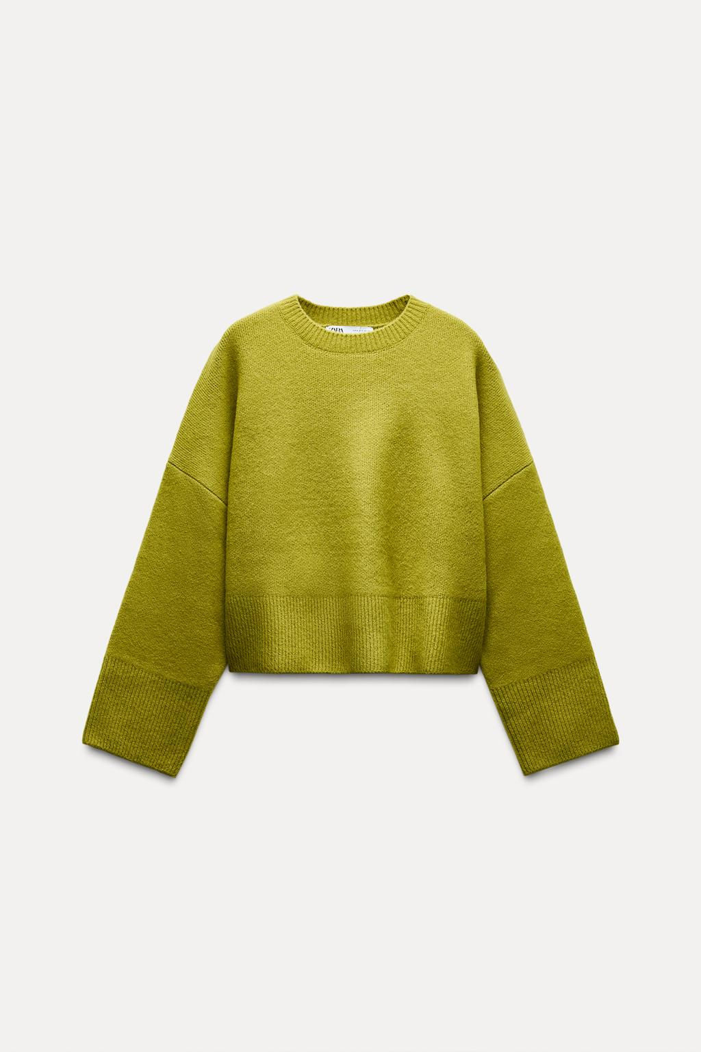 BASIC PLAIN KNIT SWEATER