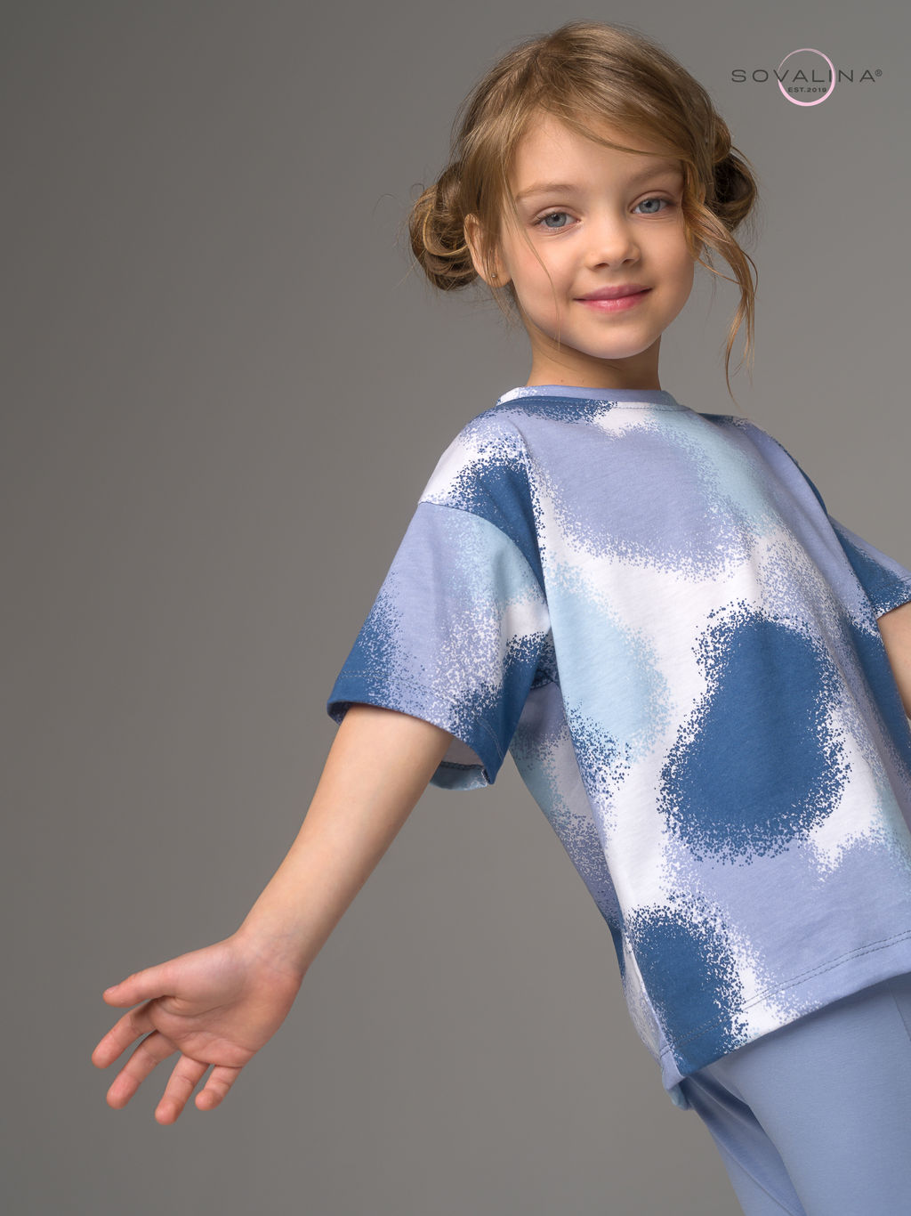 Костюм Мун краска индиго-голубой - Sovalina фото 9