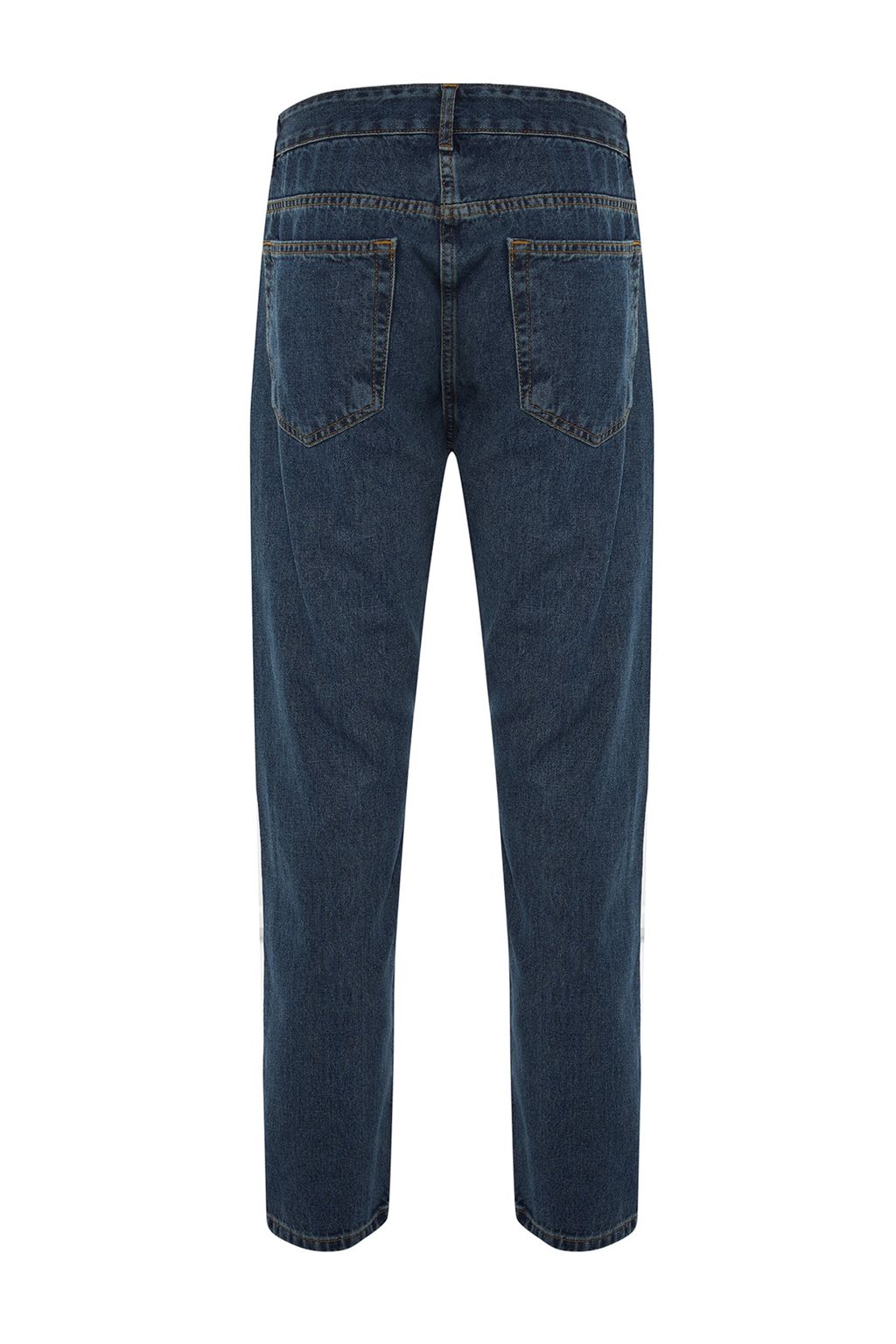 TRENDYOL MAN Mavi %100 Pamuk Kahve Tintli Relax Fit Boyfriend Jeans Kot Pantolon TMNAW23JE00074 - Trendyolmilla фото 8
