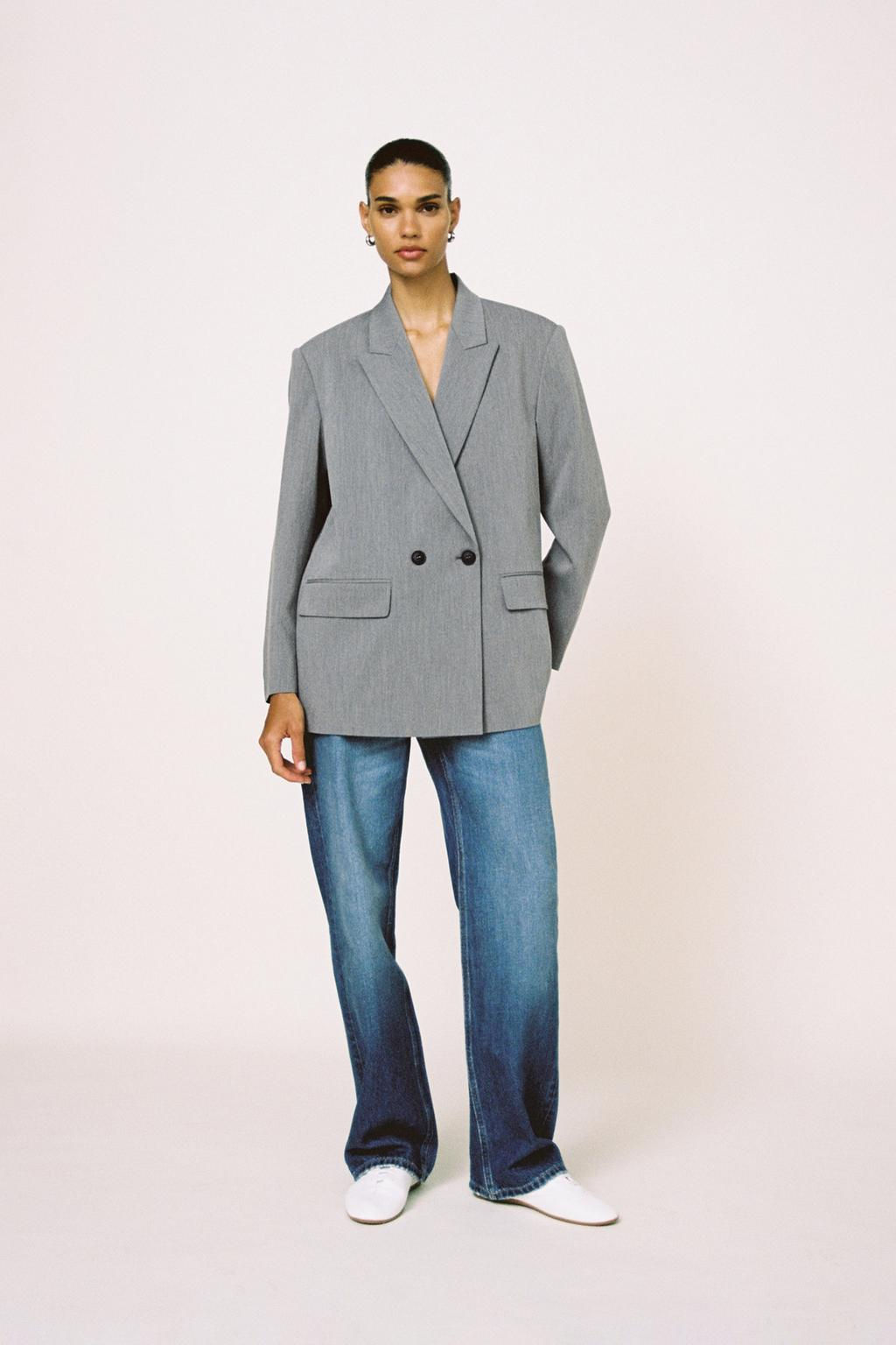 OVERSIZED DOUBLE-BREASTED BLAZER - Zara фото 18