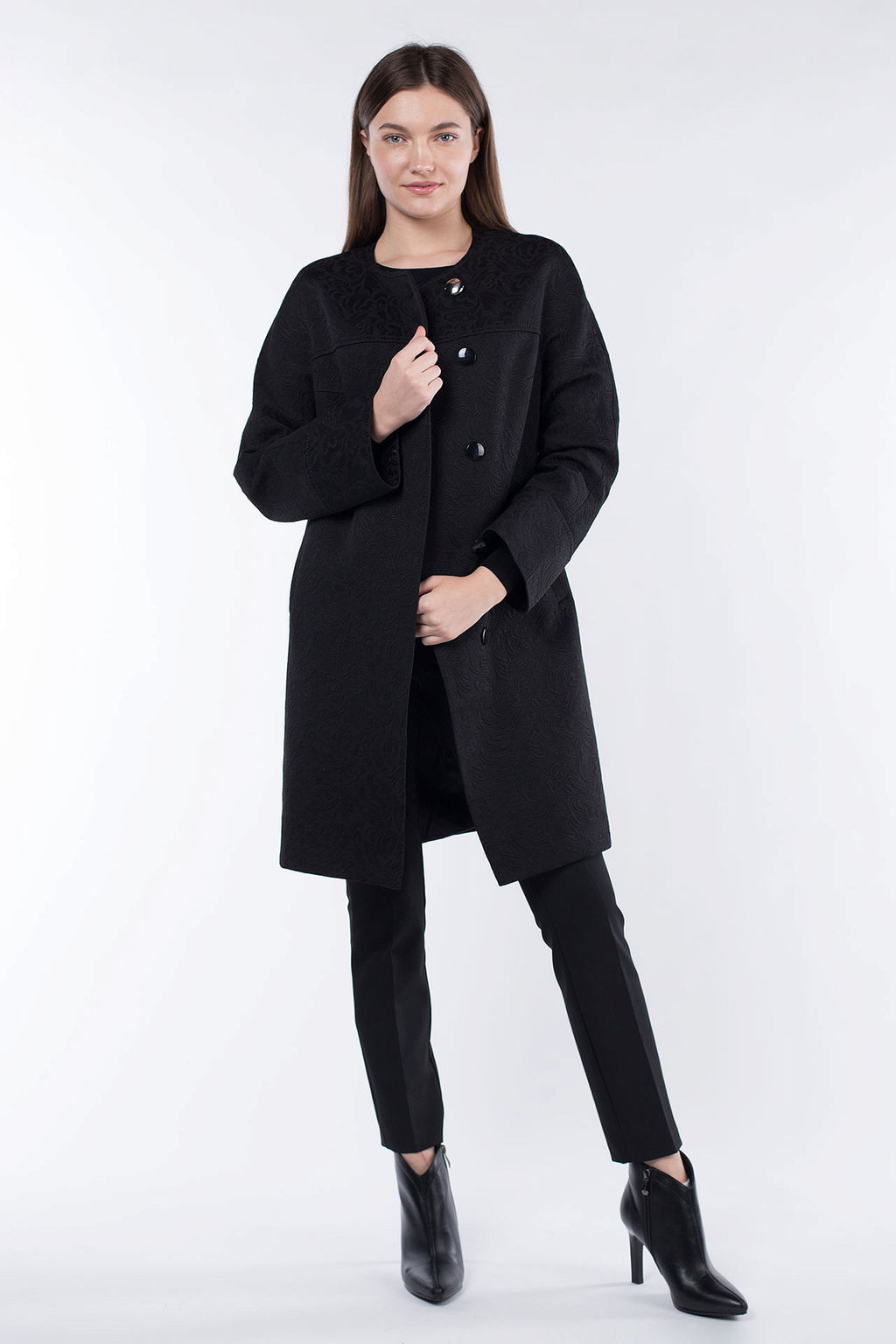 012-0042 Плащ женский (пояс) - El podio фото 2