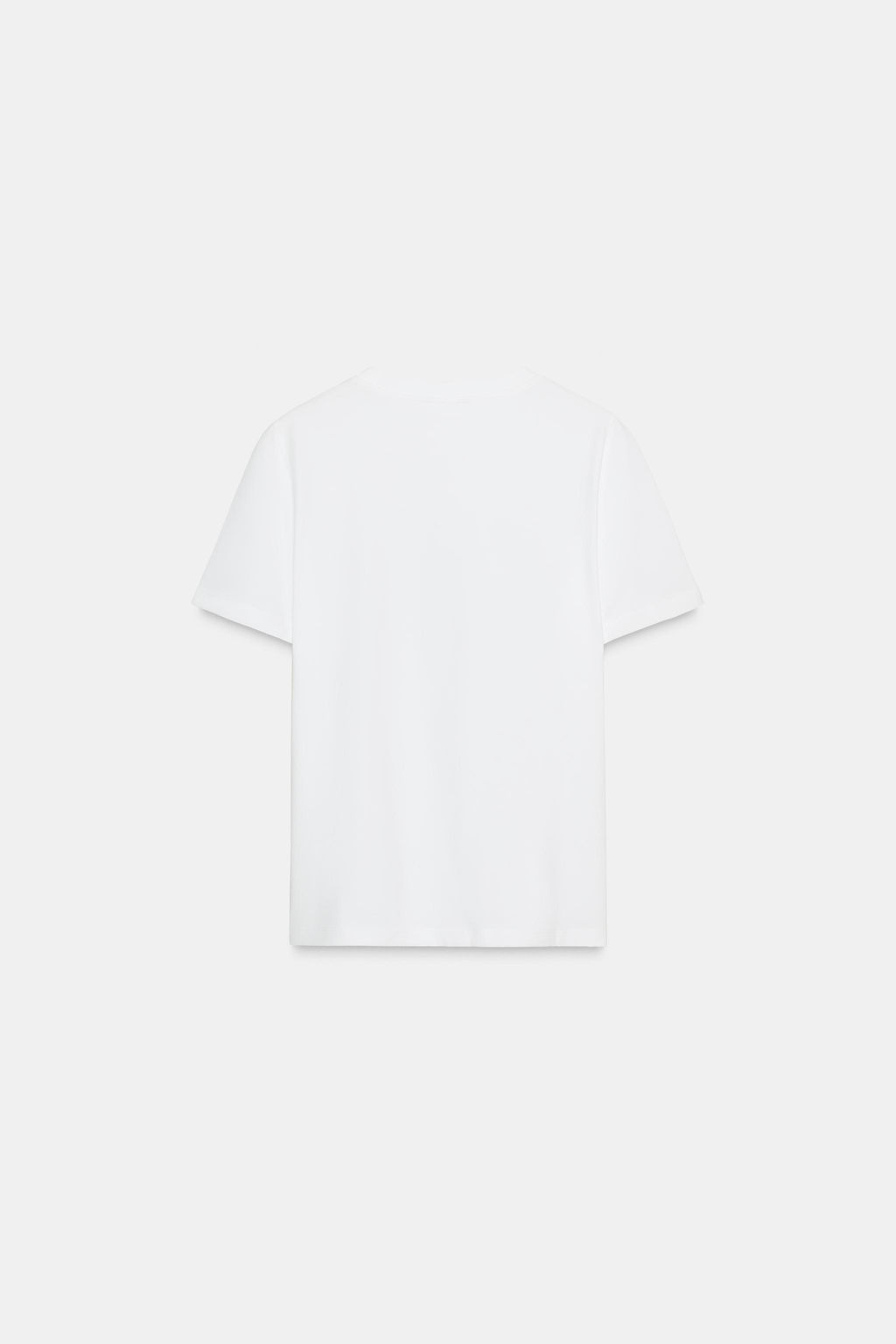 T-SHIRT WITH ORGANZA SLOGAN - Zara фото 6