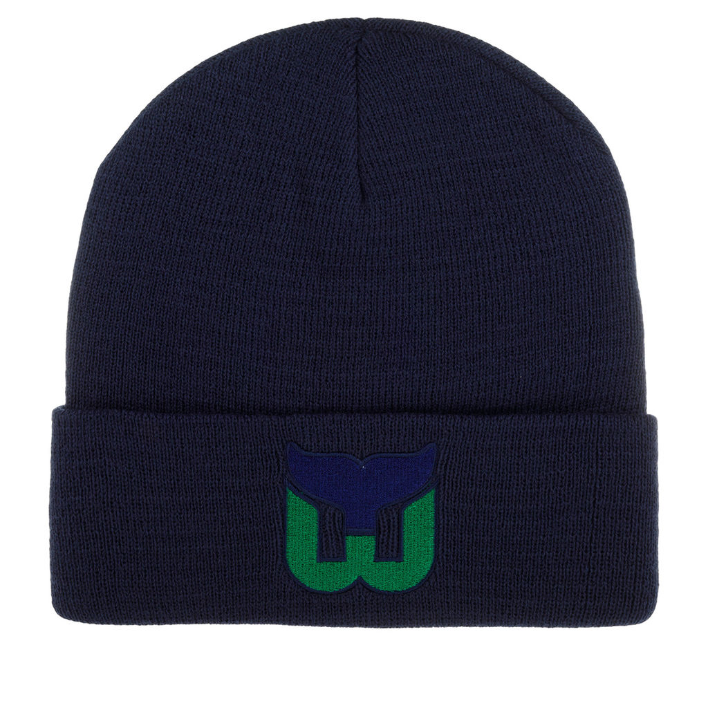Шапка AMERICAN NEEDLE арт. 21019A-HAW Hartford Whalers Cuffed Knit NHL (темно-синий)