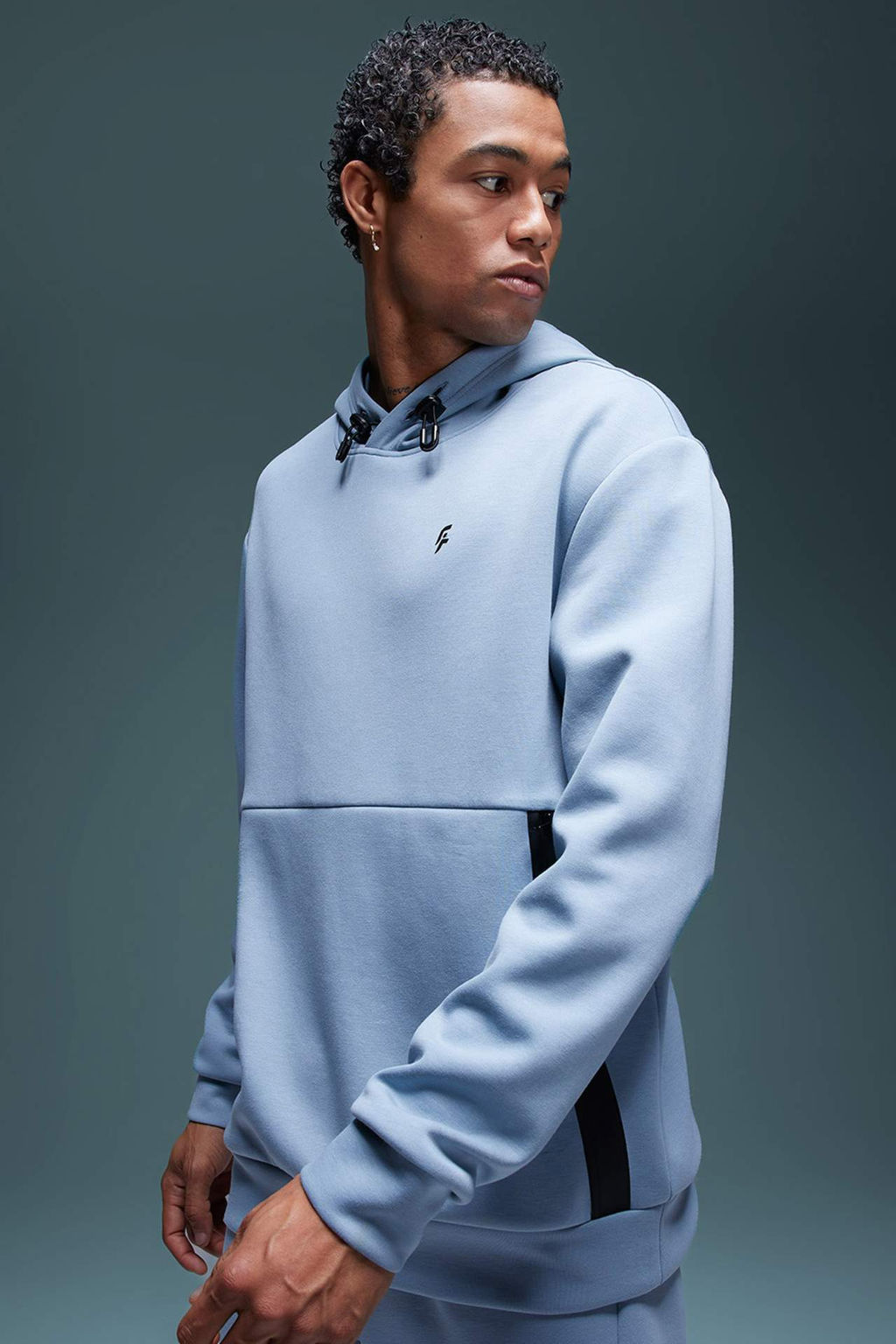 DeFactoFit Standart Fit Bisiklet Yaka Skuba Dalg?c Kumas Sporcu Sweatshirt  фото 2