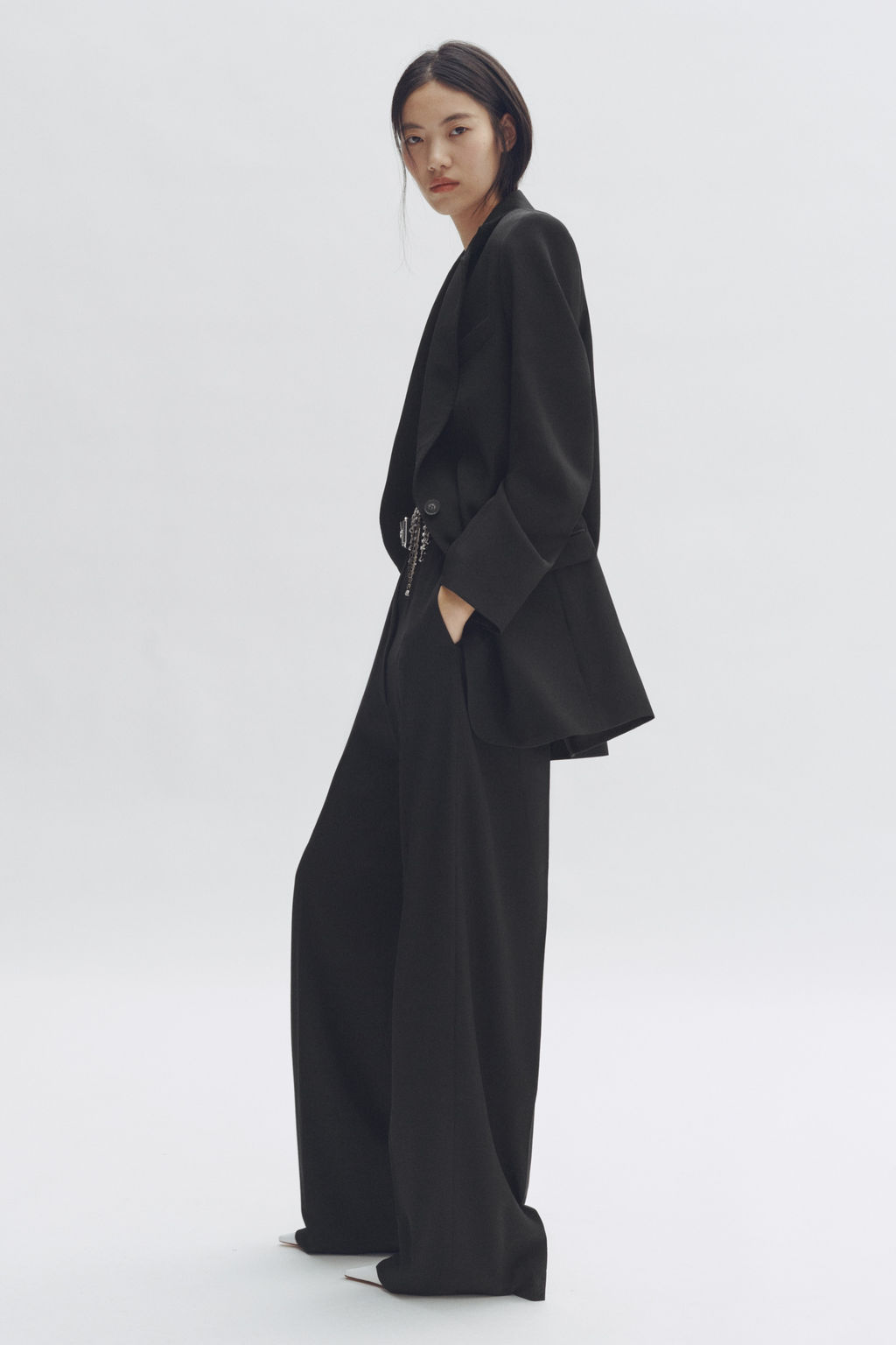Blazer de botonadura sencilla en lana - H&m фото 2