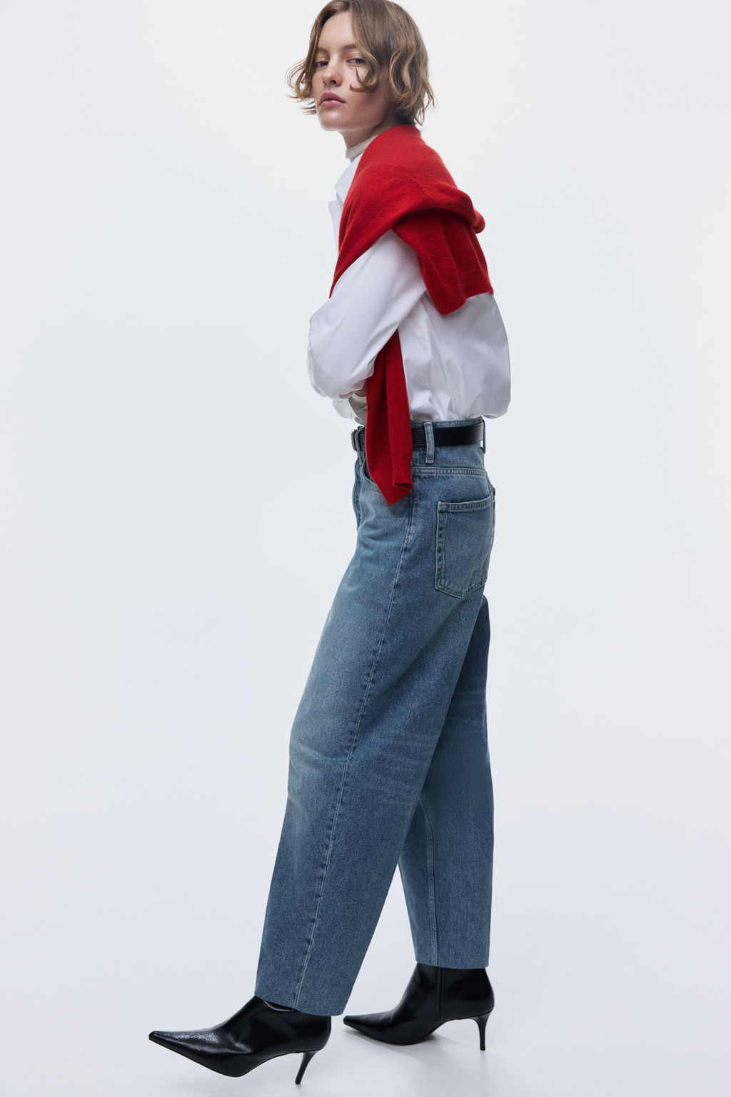Barrel High Ankle Jeans - H&m фото 10