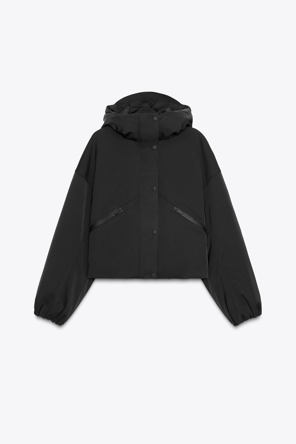 WATER-REPELLENT WINDPROOF HOODED JACKET - Zara фото 7