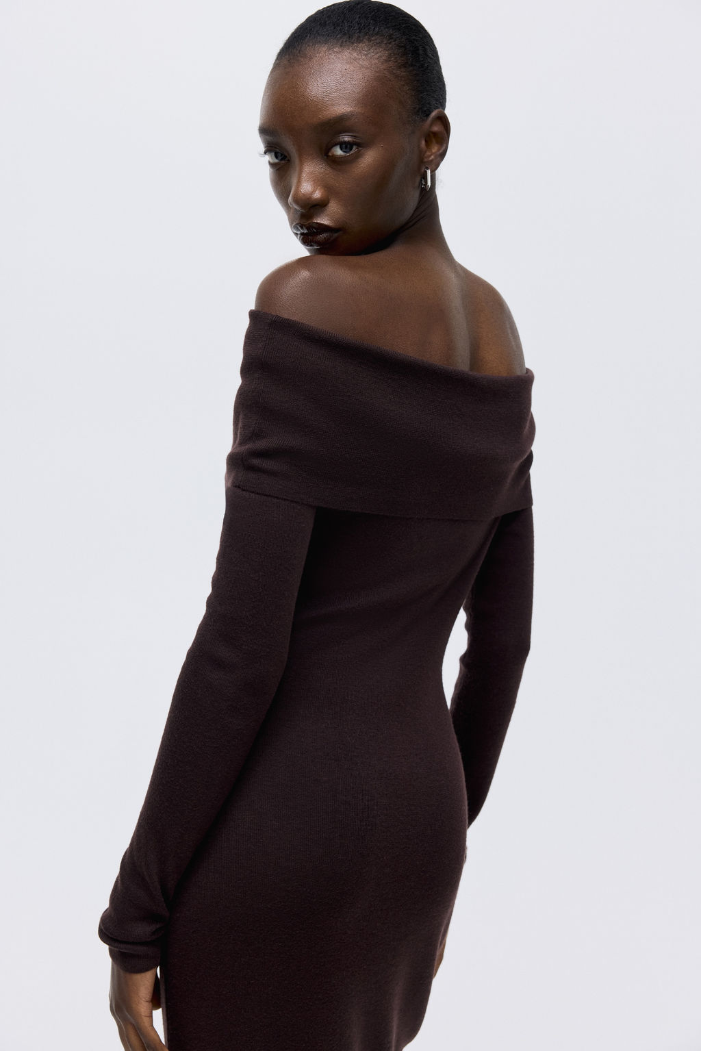 Vestido off-the-shoulder - H&m фото 8
