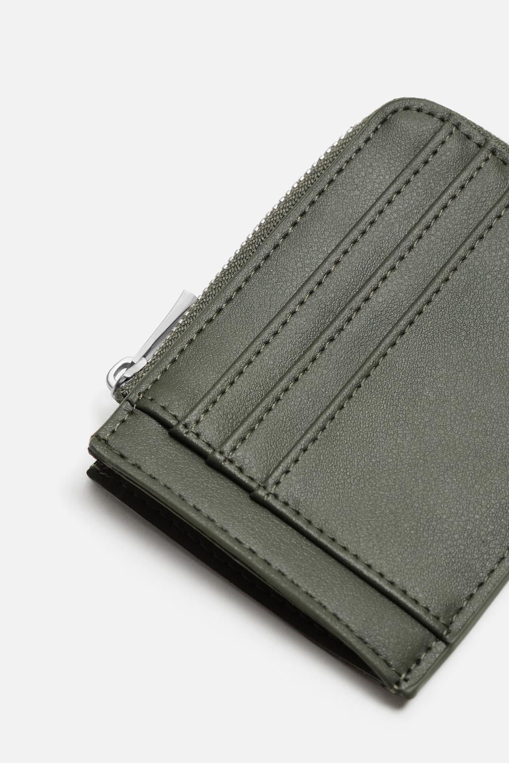 PLAIN CARD HOLDER PURSE - Zara фото 7