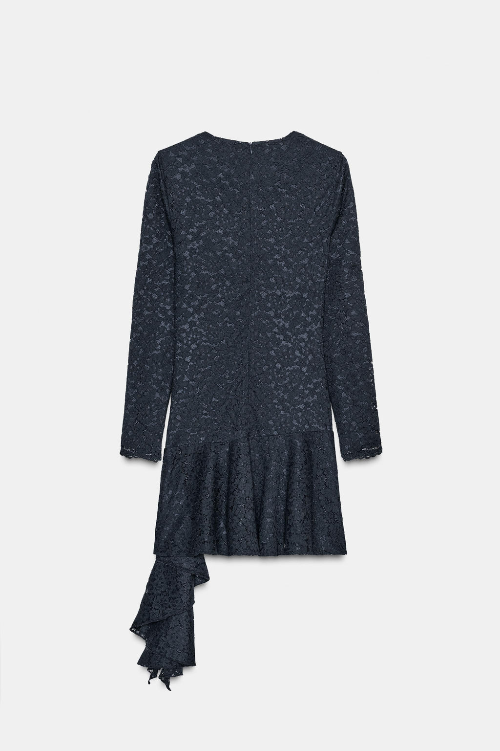 LACE RUFFLE MIDI DRESS - Zara фото 6