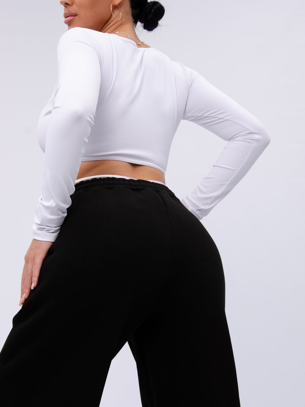 Джоггеры "БЖ-46" чёрные, футер 3-х нитка начес