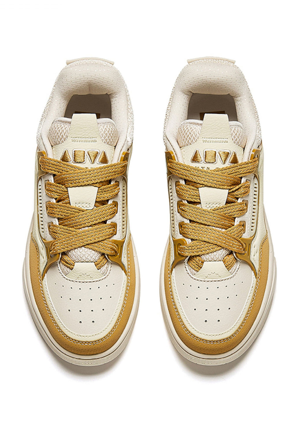 Кеды Бежевый/Коричневый/Бежевый