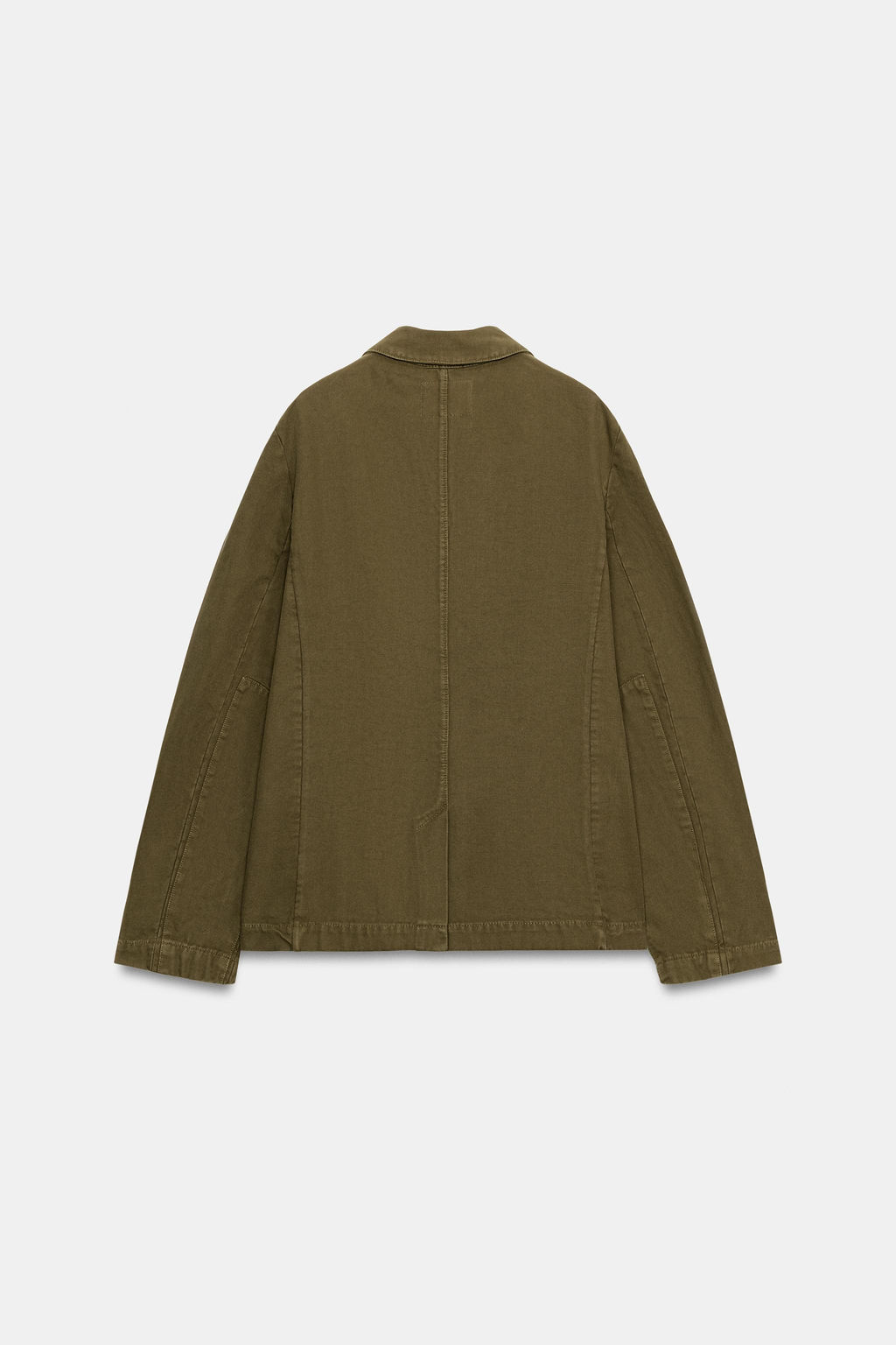 CHAQUETA BOLSILLOS ZW COLLECTION / Khaki - Zara фото 3
