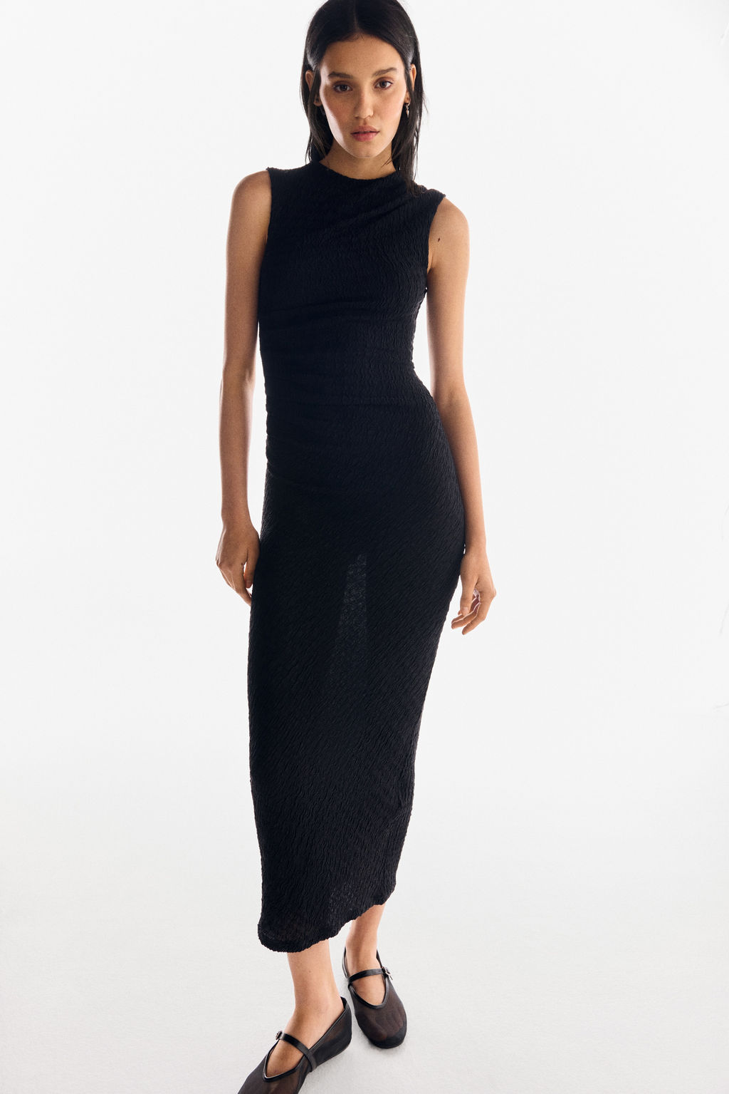 Maxivestido drapeado - H&m фото 6