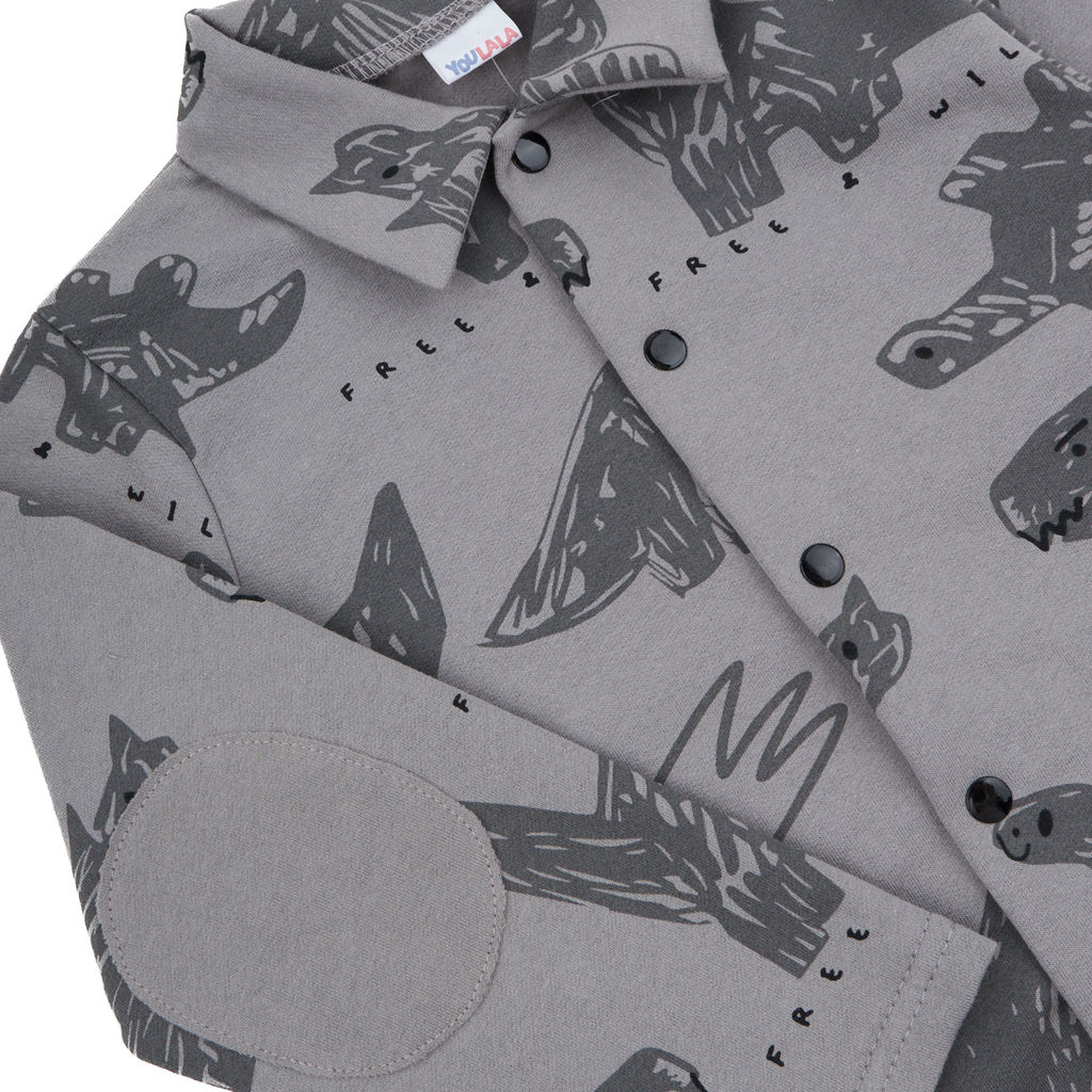 Рубашка футер 2х нитка начёс 0497310409