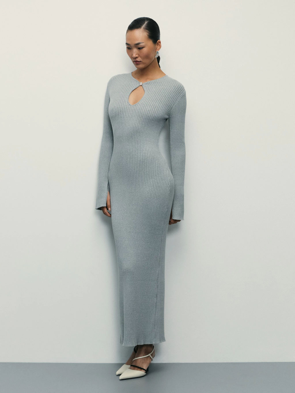 Платье миди с вискозой в составе / Zarina  фото 6