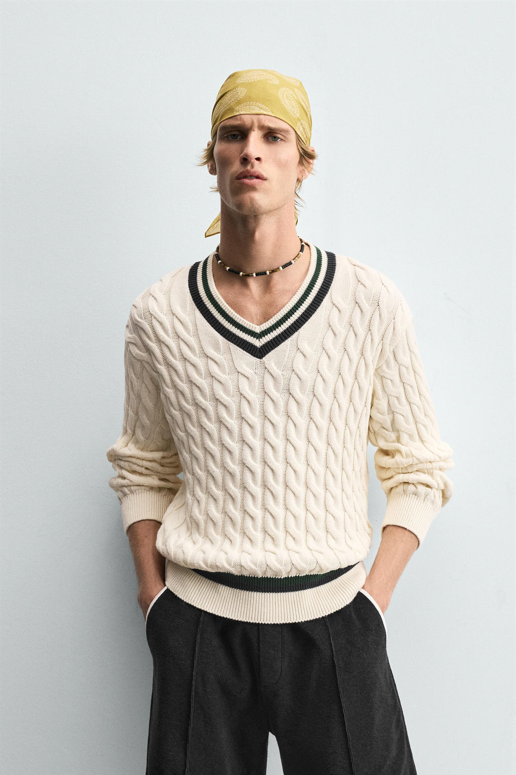 CABLE-KNIT SWEATER - Zara фото 2