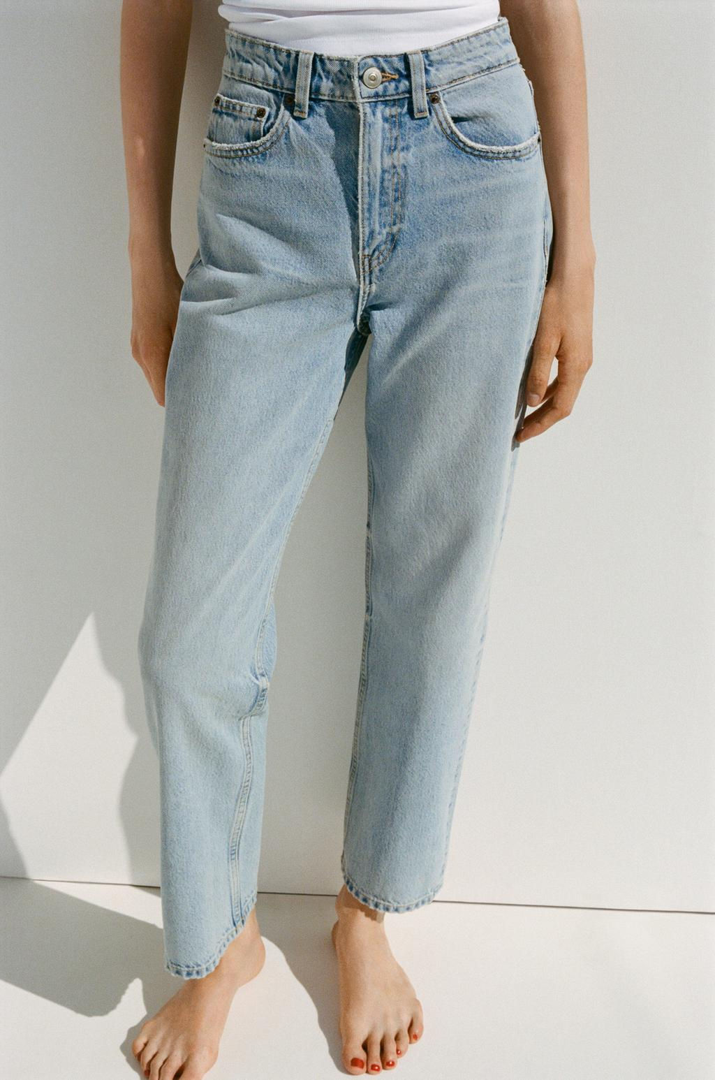 TRF MOM FIT HIGH-WAIST JEANS - Zara фото 17