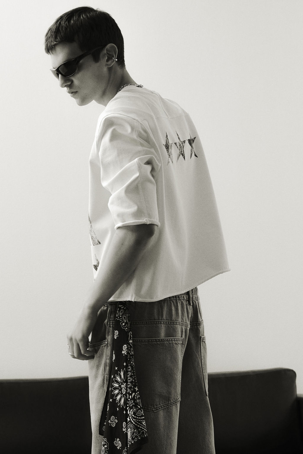 Camiseta cropped Oversized Fit - H&m фото 5