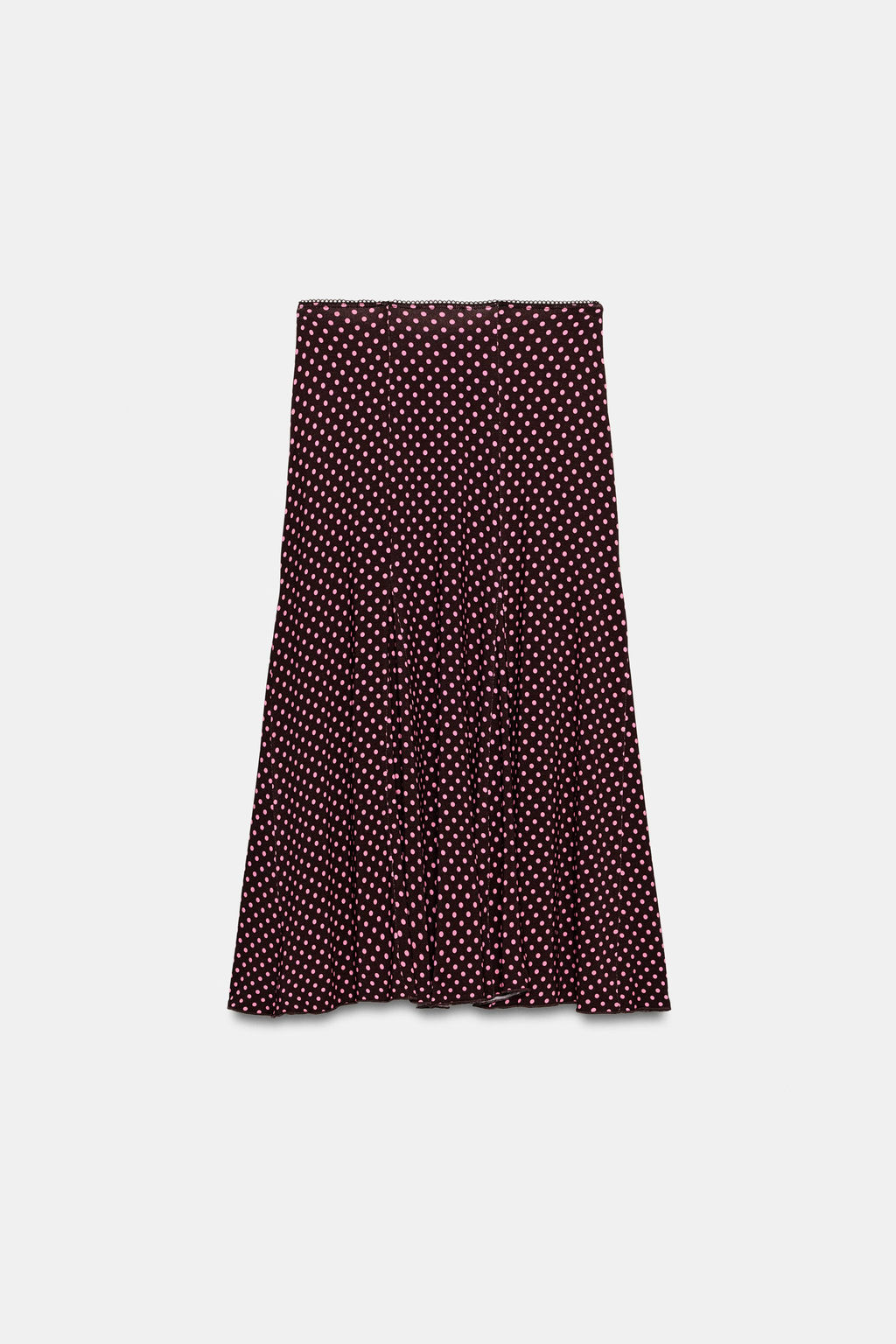 FALDA MIDI LUNARES / Marr?n - Zara фото 5