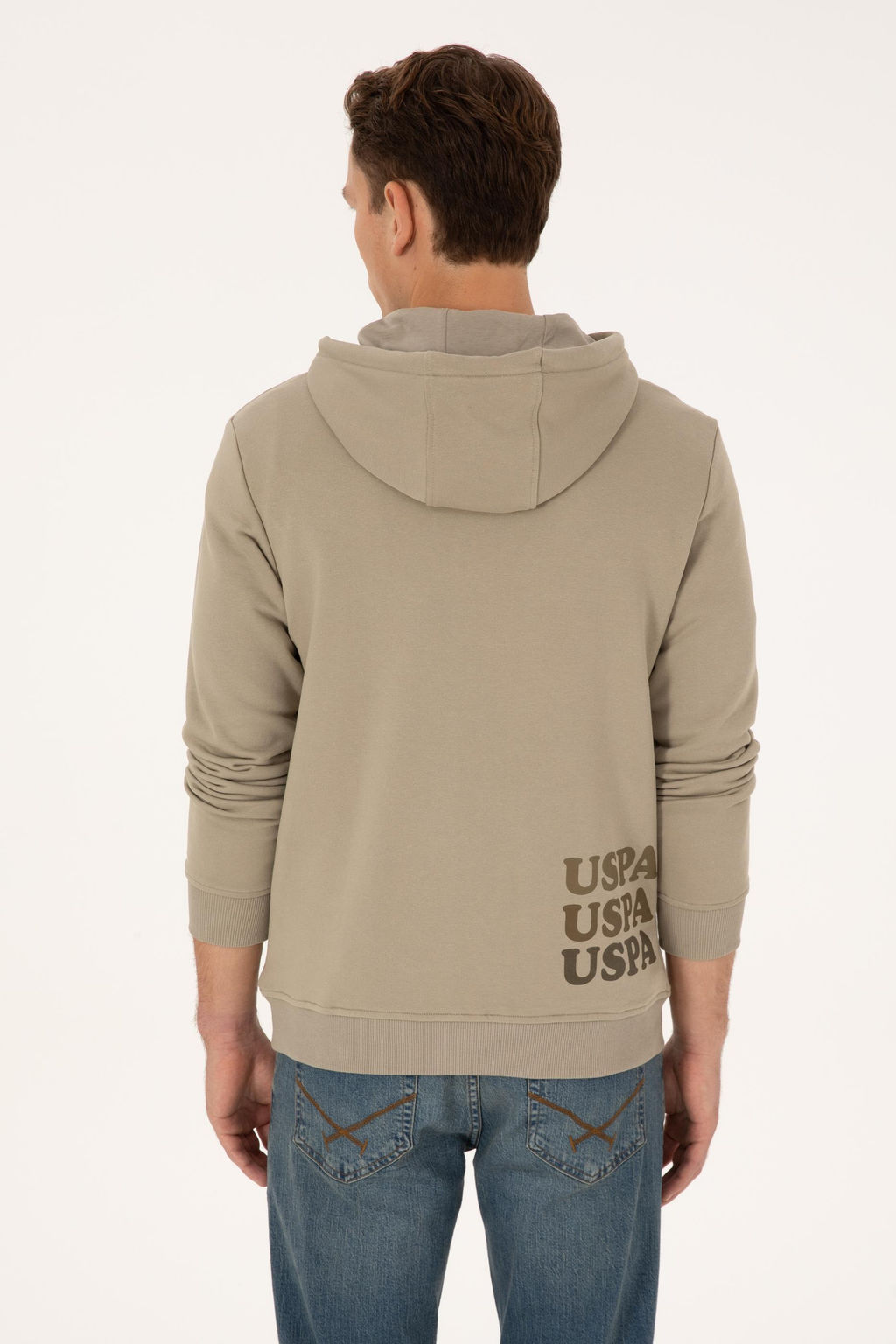 Erkek A__k Haki Sweatshirt - U.s. polo assn фото 6