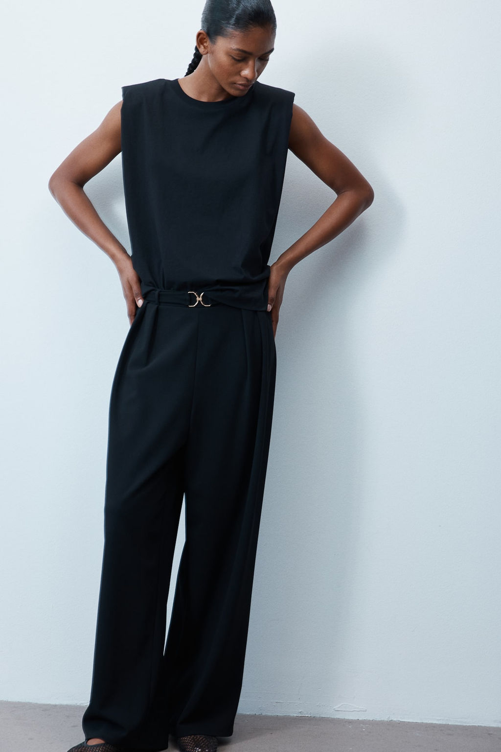 Pantalon sastre con hebilla decorativa - H&m фото 2