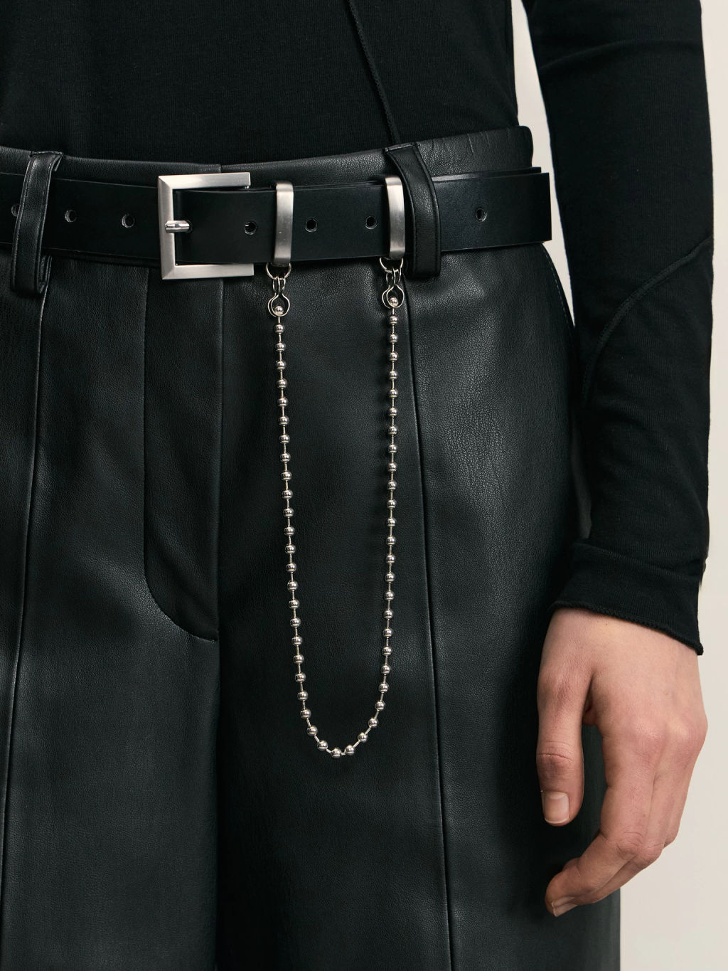 Широкий ремень с цепочкой / Zarina  фото 2