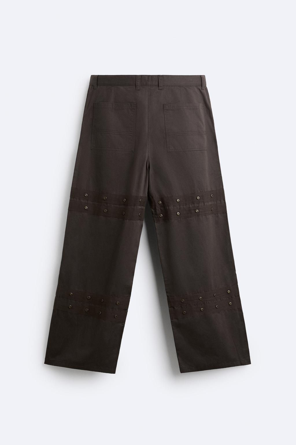 TROUSERS WITH CONTRAST STRIPES - Zara фото 7