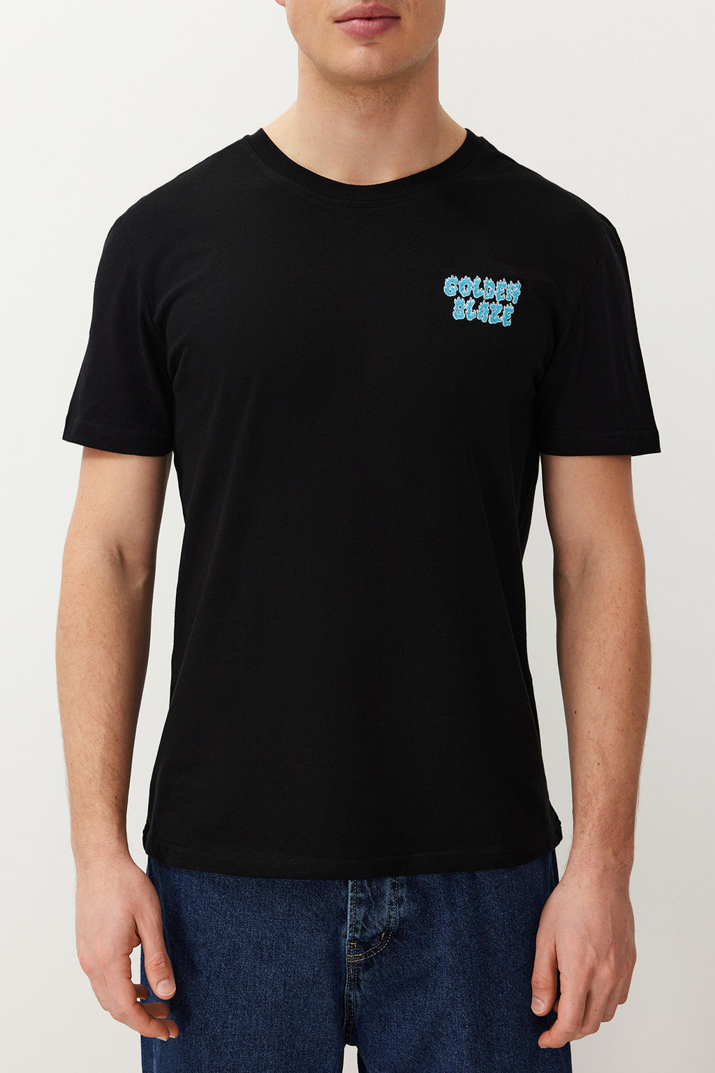 Siyah Regular/Normal Kesim Nak?sl? %100 Pamuklu T-Shirt TMNSS24TS00189 - Trendyolmilla фото 4