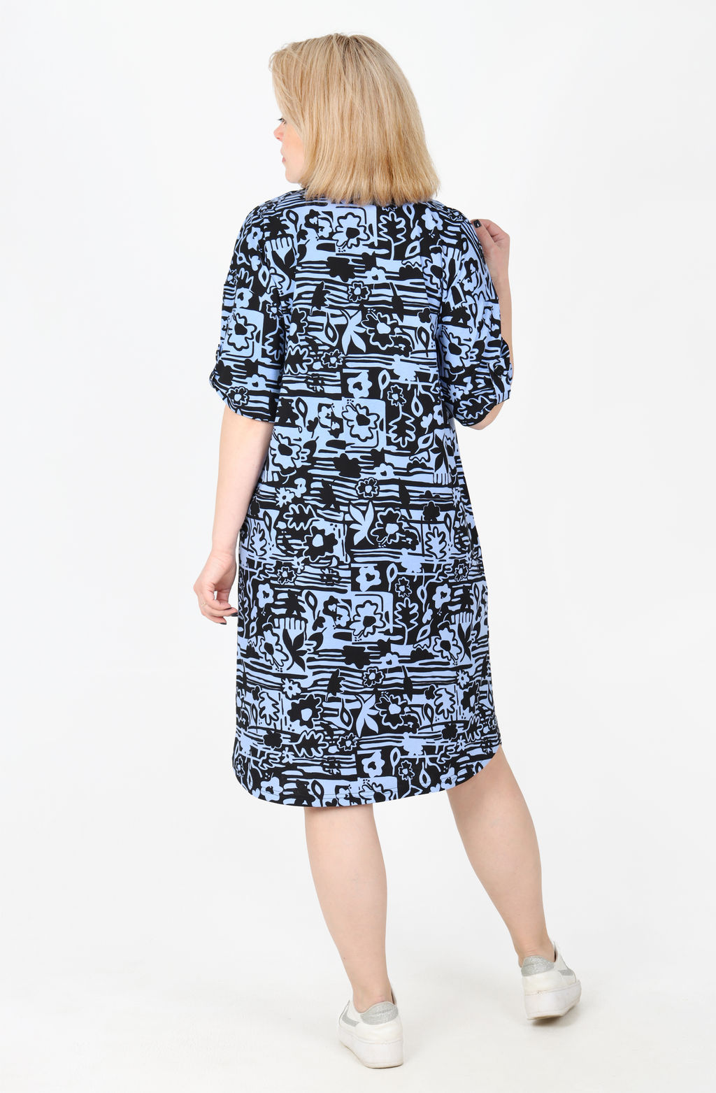 Платье София Х-452 (46-62) кулирка - Лотос фото 34