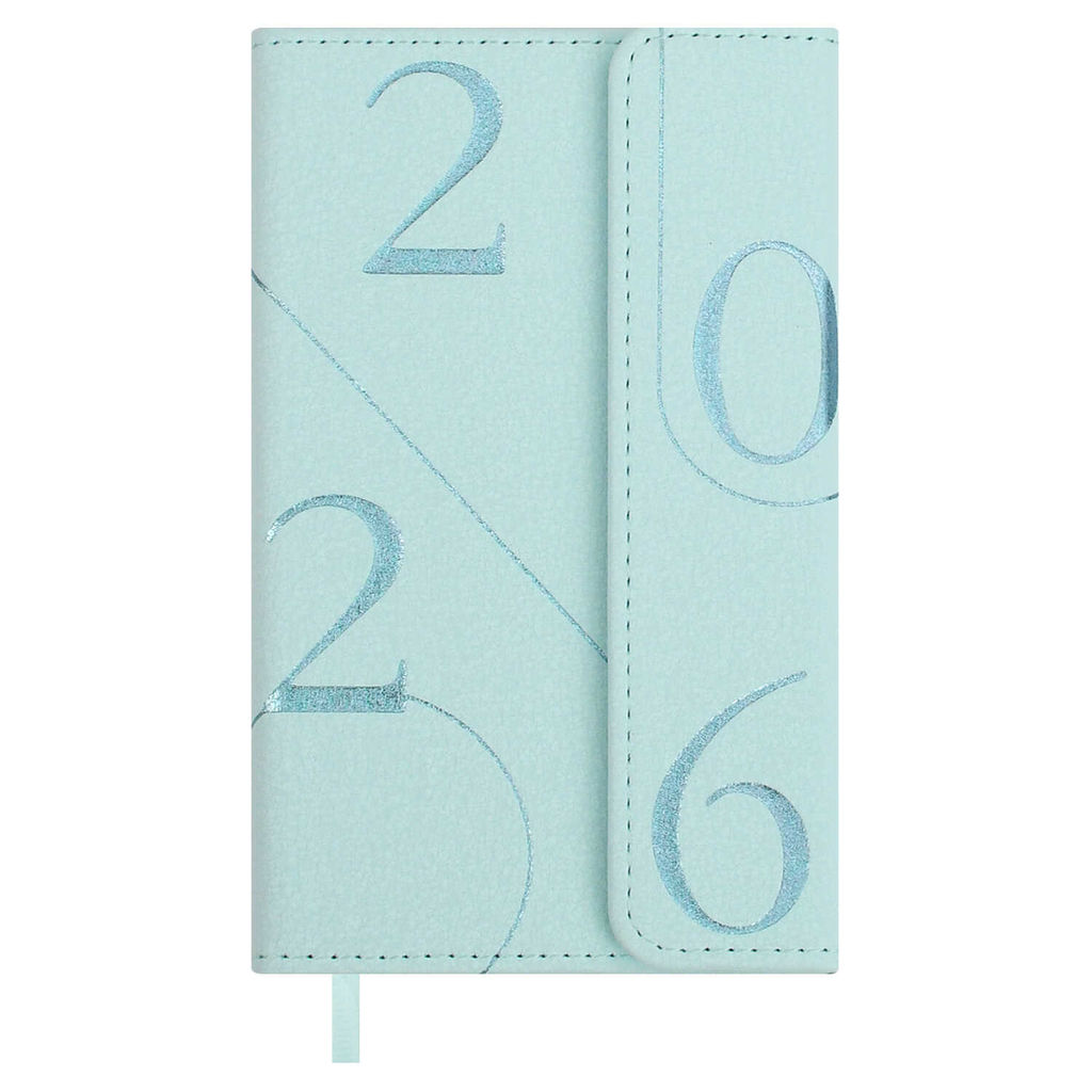 Еженедельник датированный 2026 ESCALADA, 95х155 мм, 64 л., арт. 70354/ 40 БЬЯНЧИНИ МЯТНЫЙ