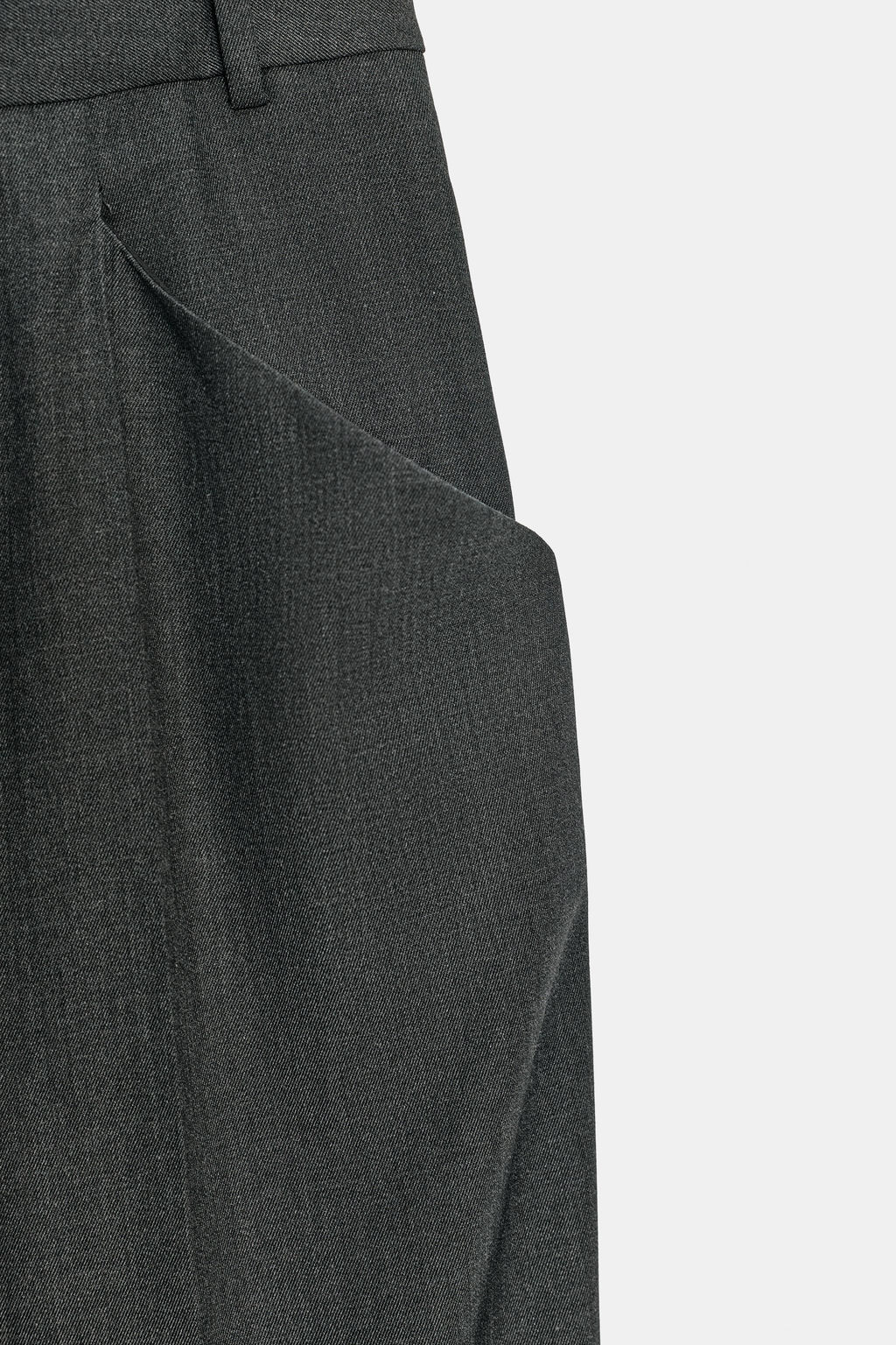 ZW COLLECTION LIMITED EDITION WOOL BLEND TROUSERS WITH POCKETS - Zara фото 6