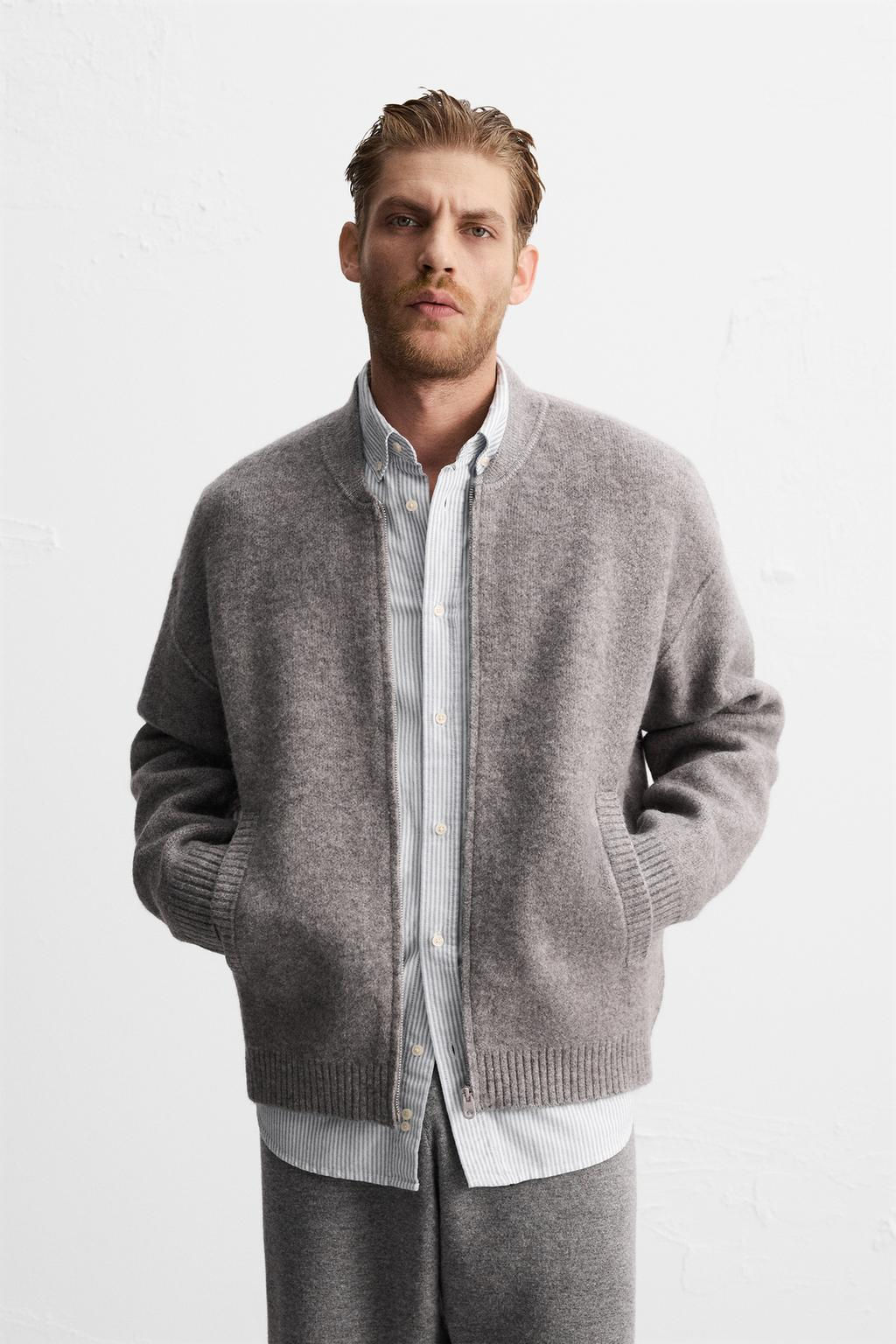 ZIP-UP KNIT JACKET - Zara фото 2