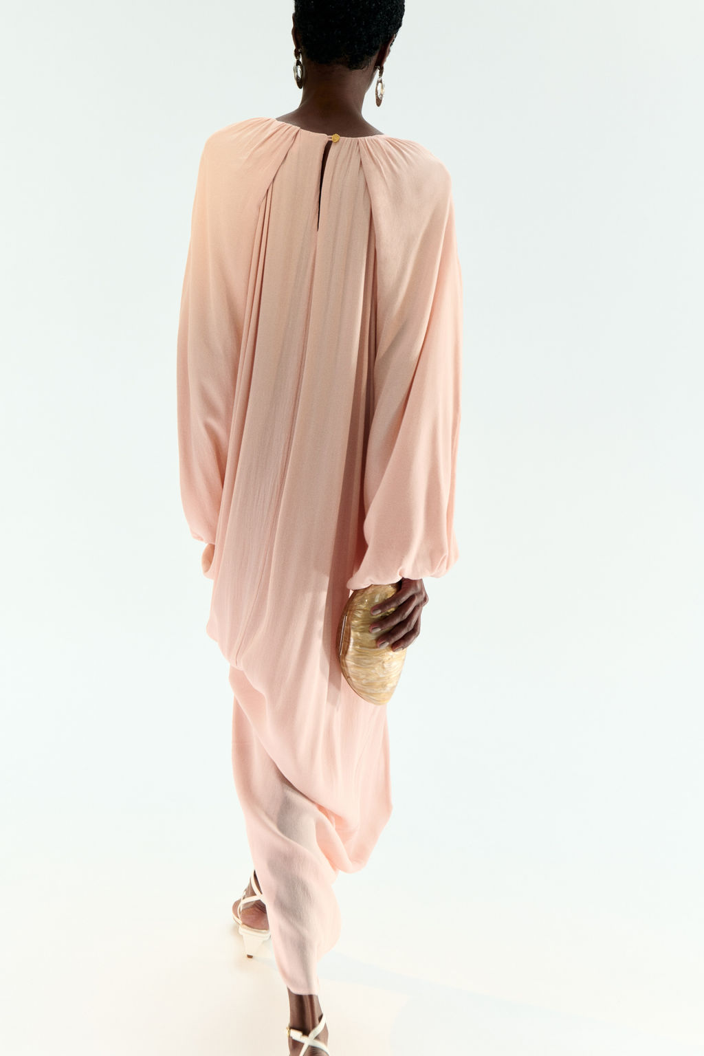 Maxivestido drapeado - H&m фото 6