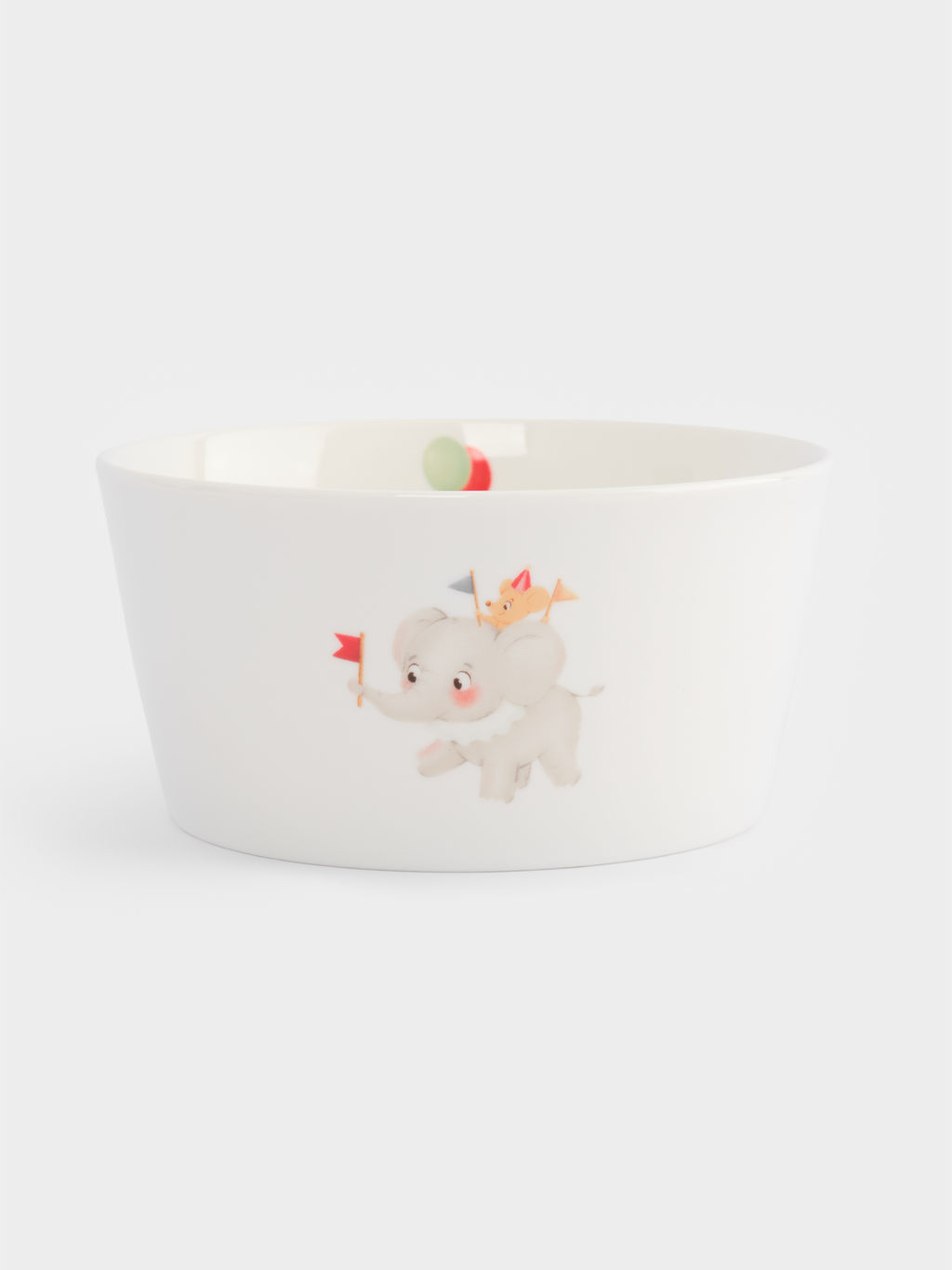 Набор посуды, детский, 1 перс, 3 пр, фарфор N, белый, Животные в цирке, Circus - Anna lafarg фото 5